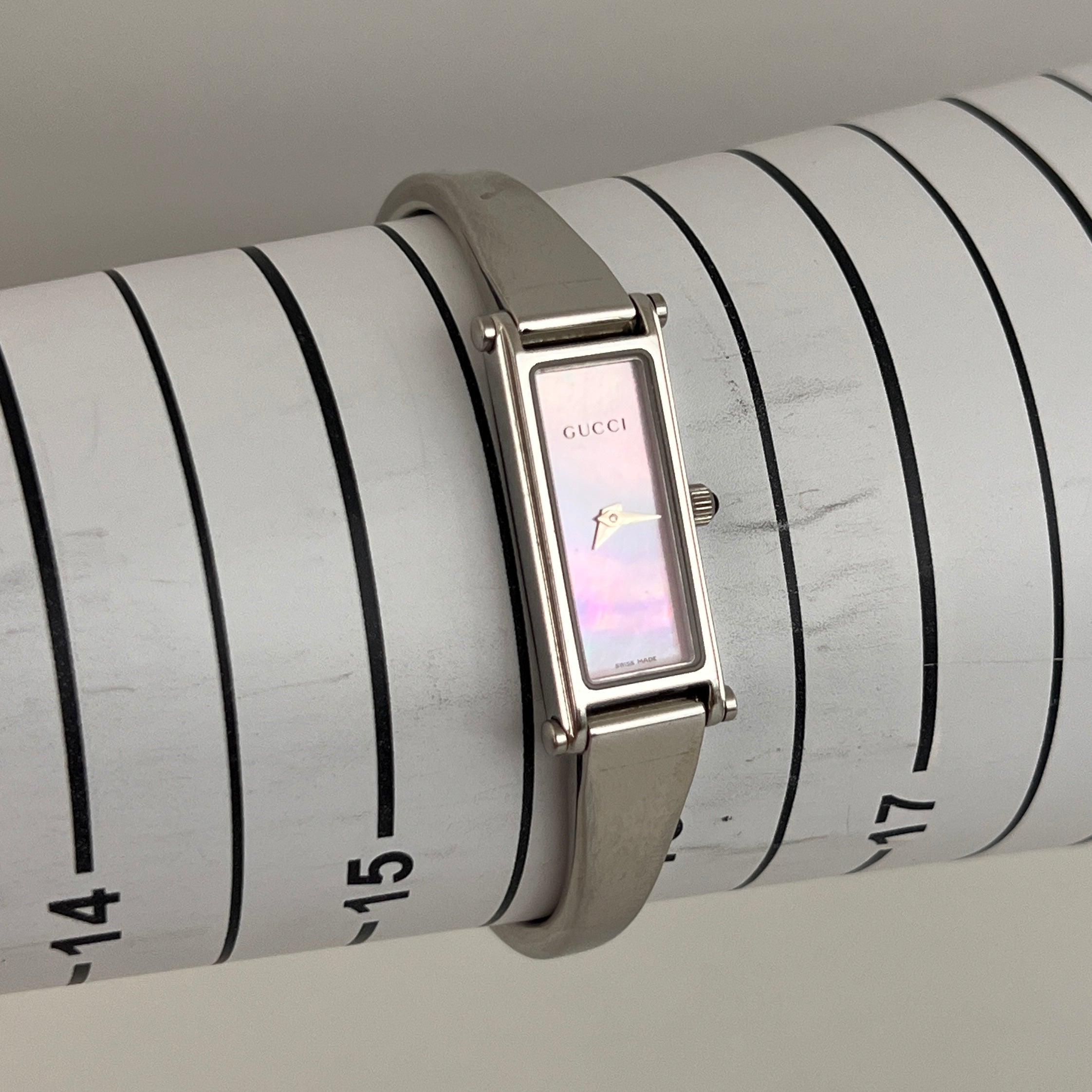 GUCCI 1500 L Silver Steel Watch