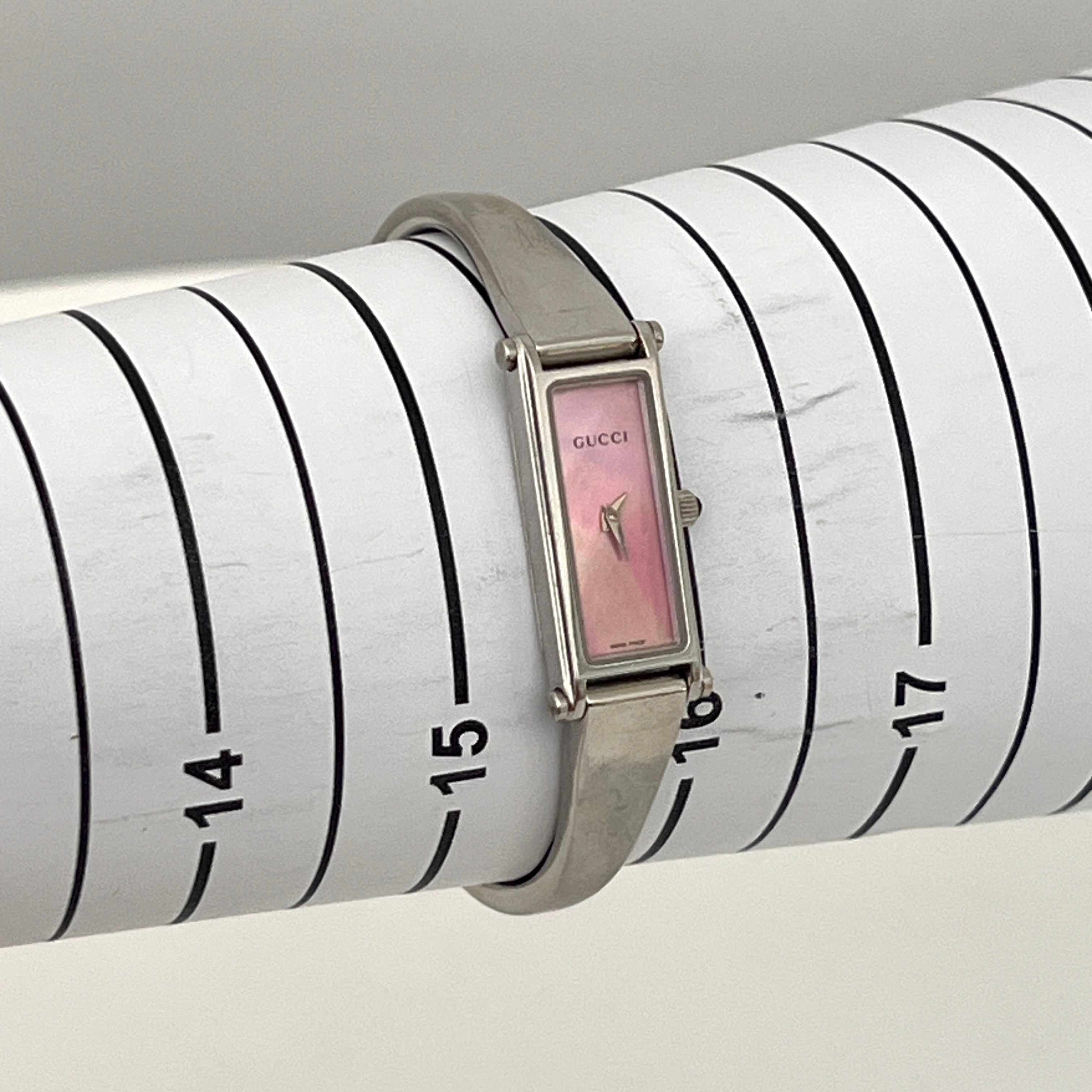 GUCCI 1500 L Silver Steel Watch