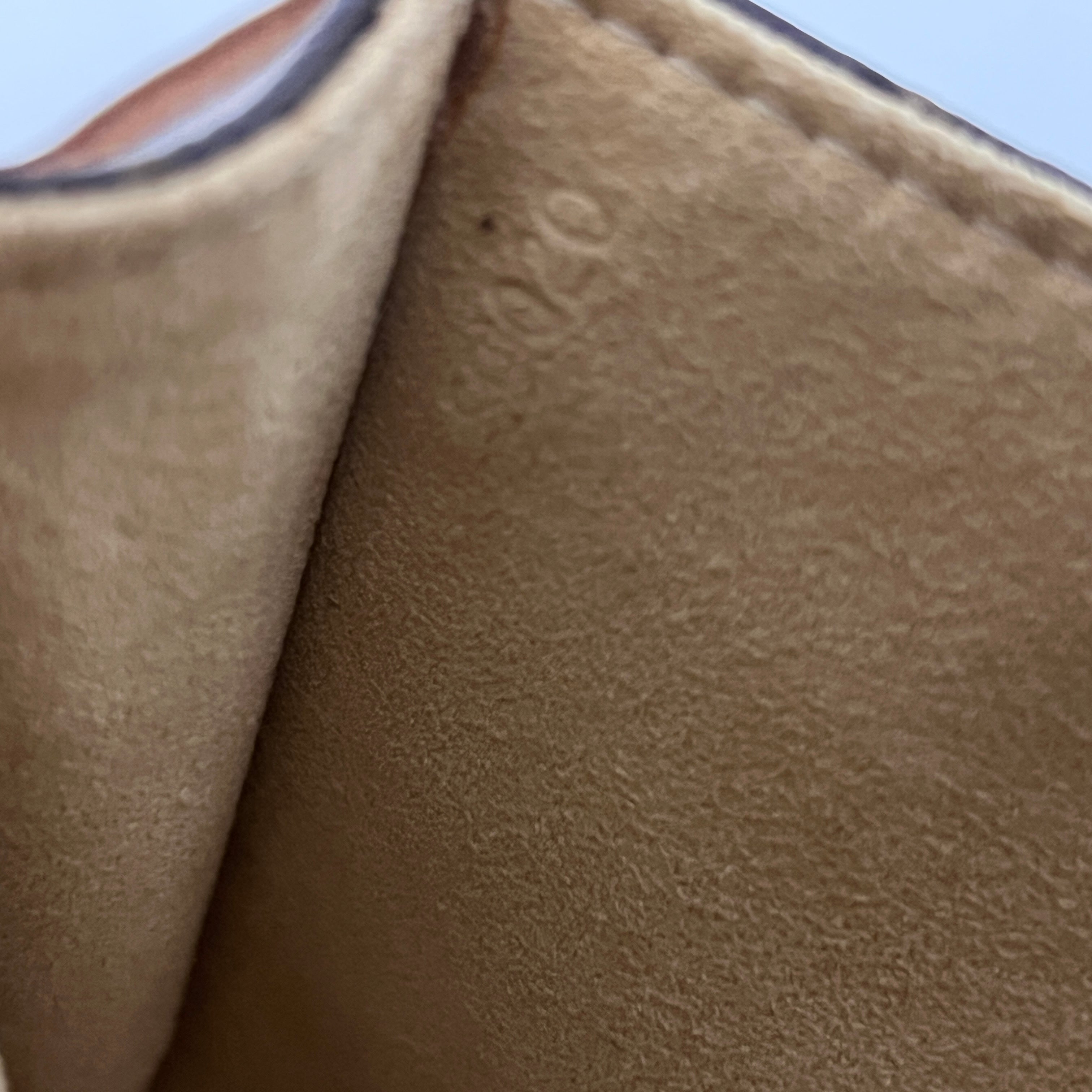 Sac à bandoulière LOUIS VUITTON Twin GM toile et cuir marron vintage 2000
