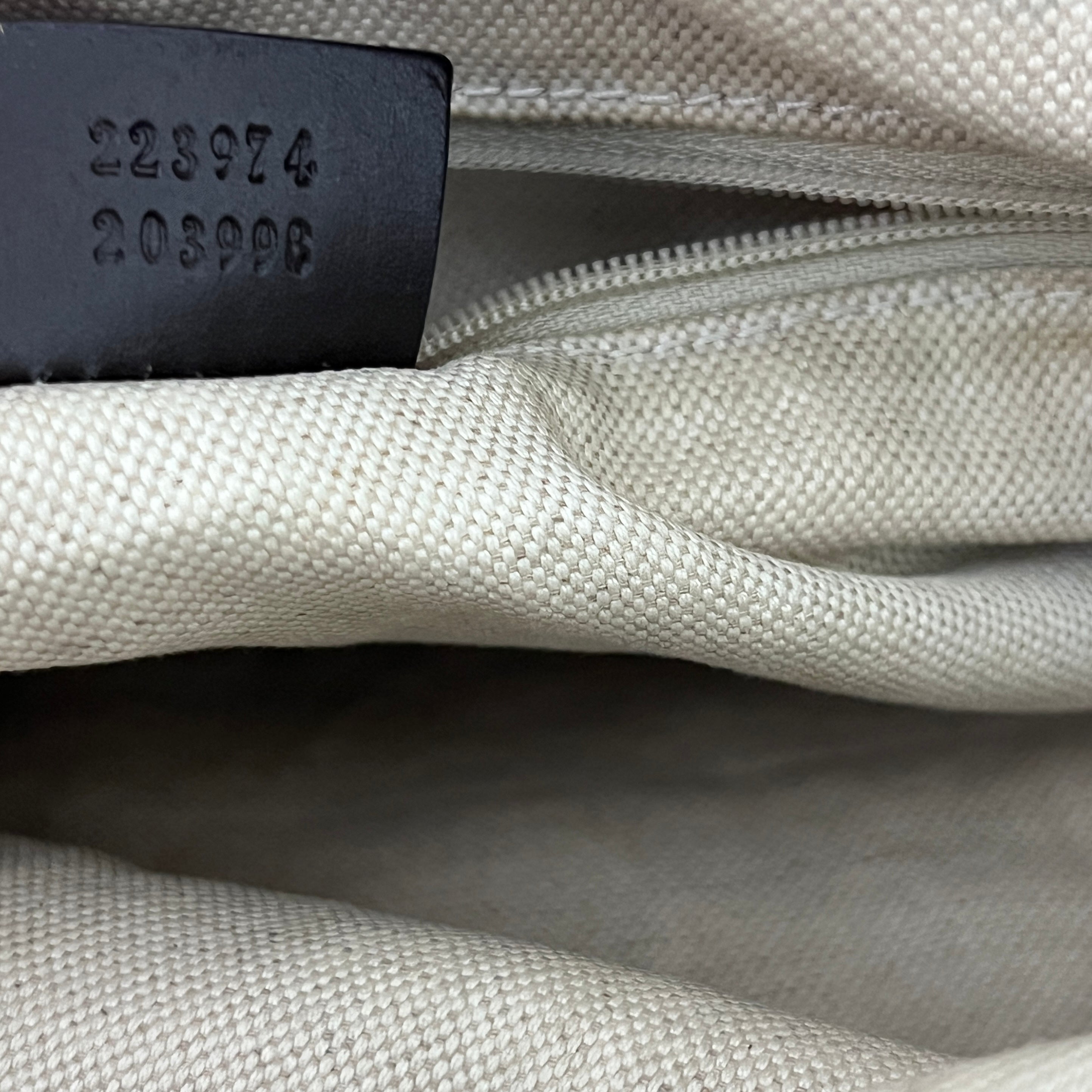 Sac GUCCI Sukey toile et cuir marron