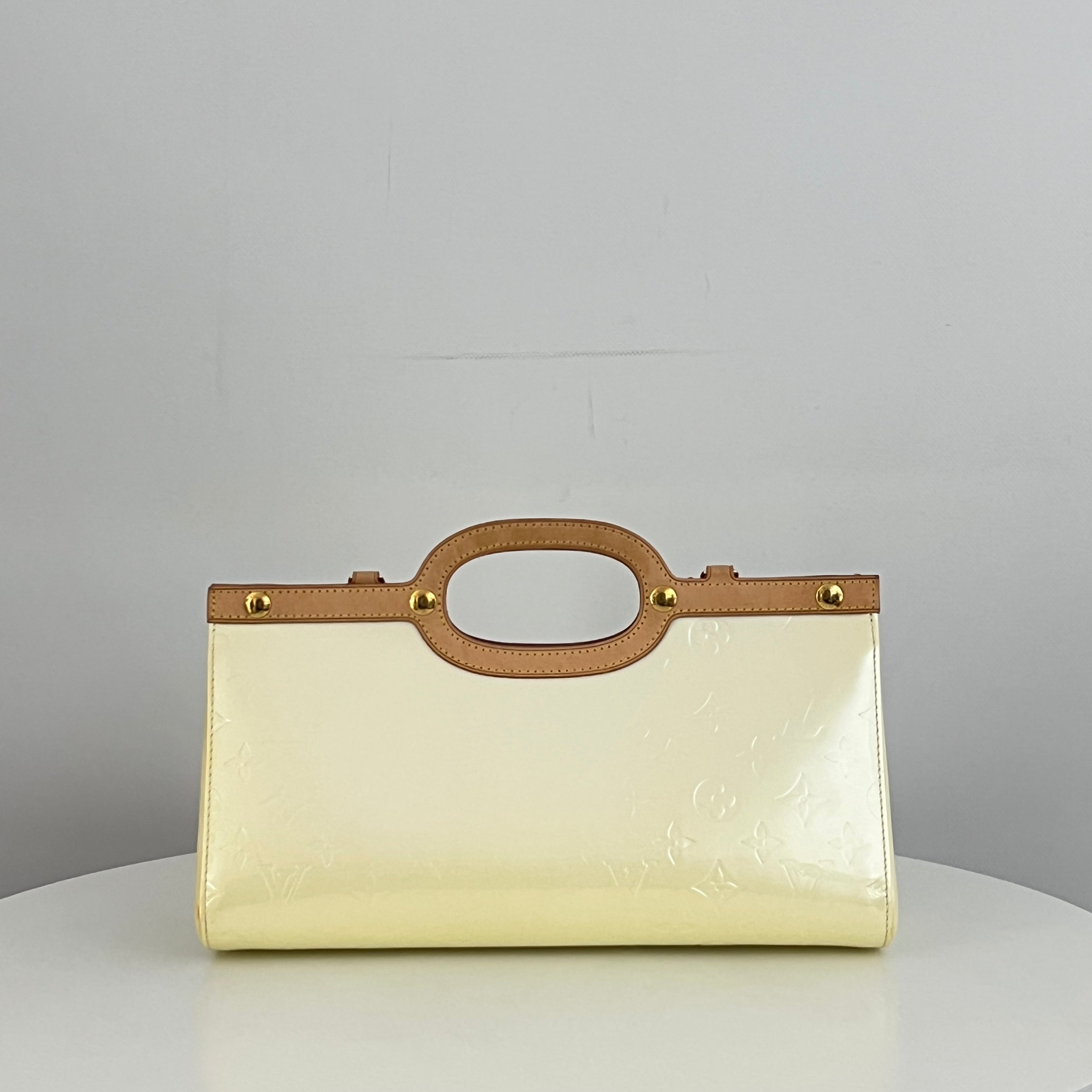 Sac LOUIS VUITTON Roxbury cuir verni perle vintage 2006