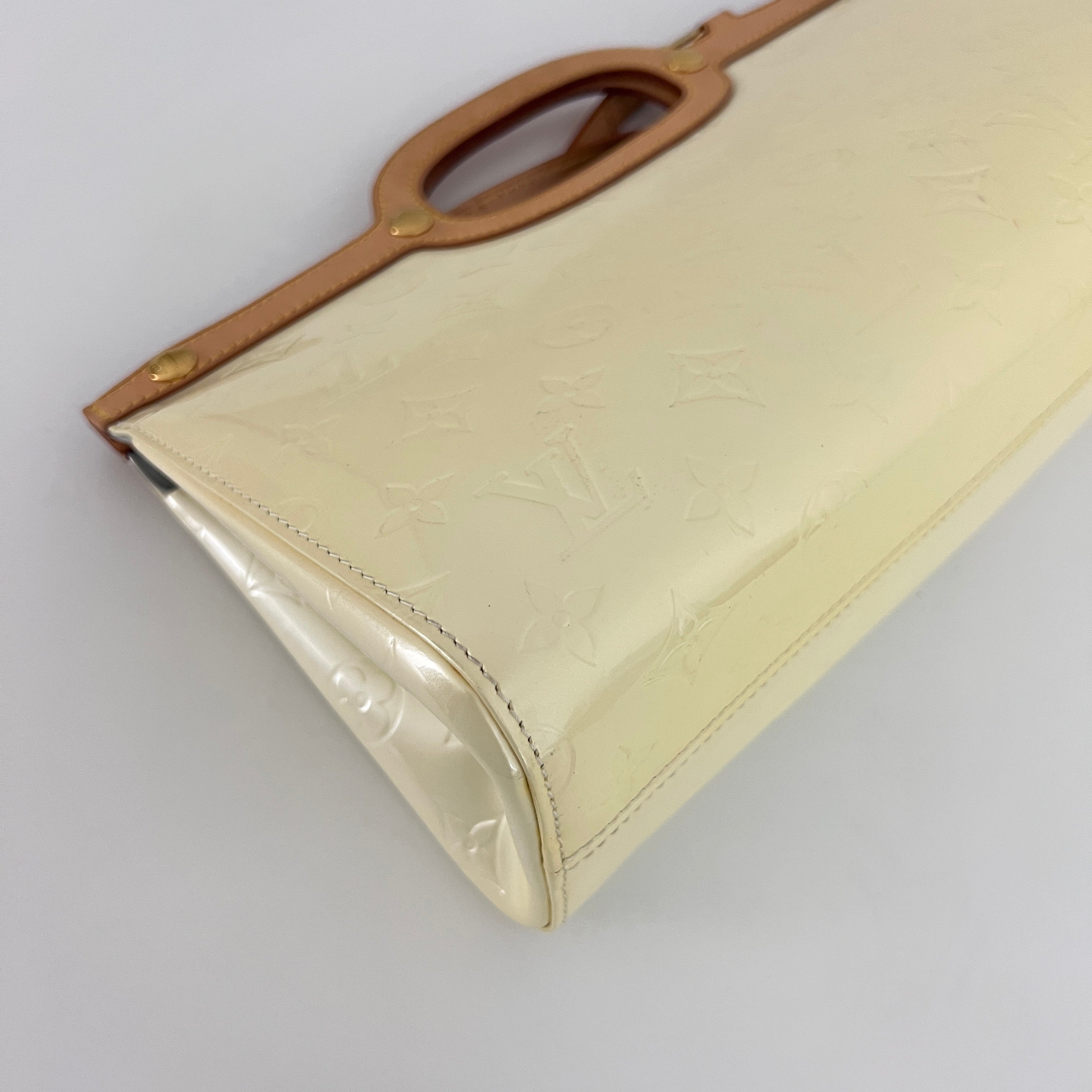 Sac LOUIS VUITTON Roxbury cuir verni perle vintage 2006