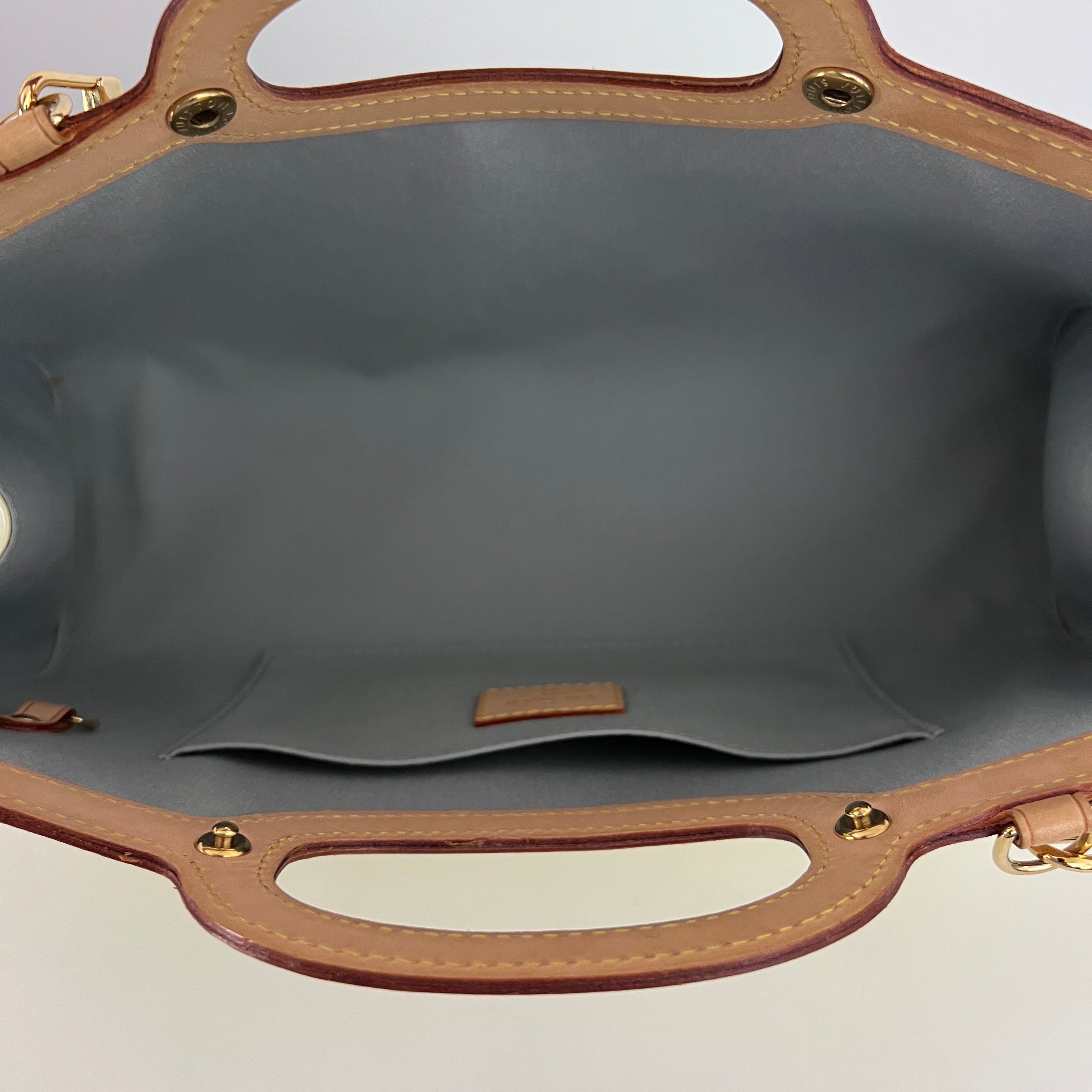 Sac LOUIS VUITTON Roxbury cuir verni perle vintage 2006