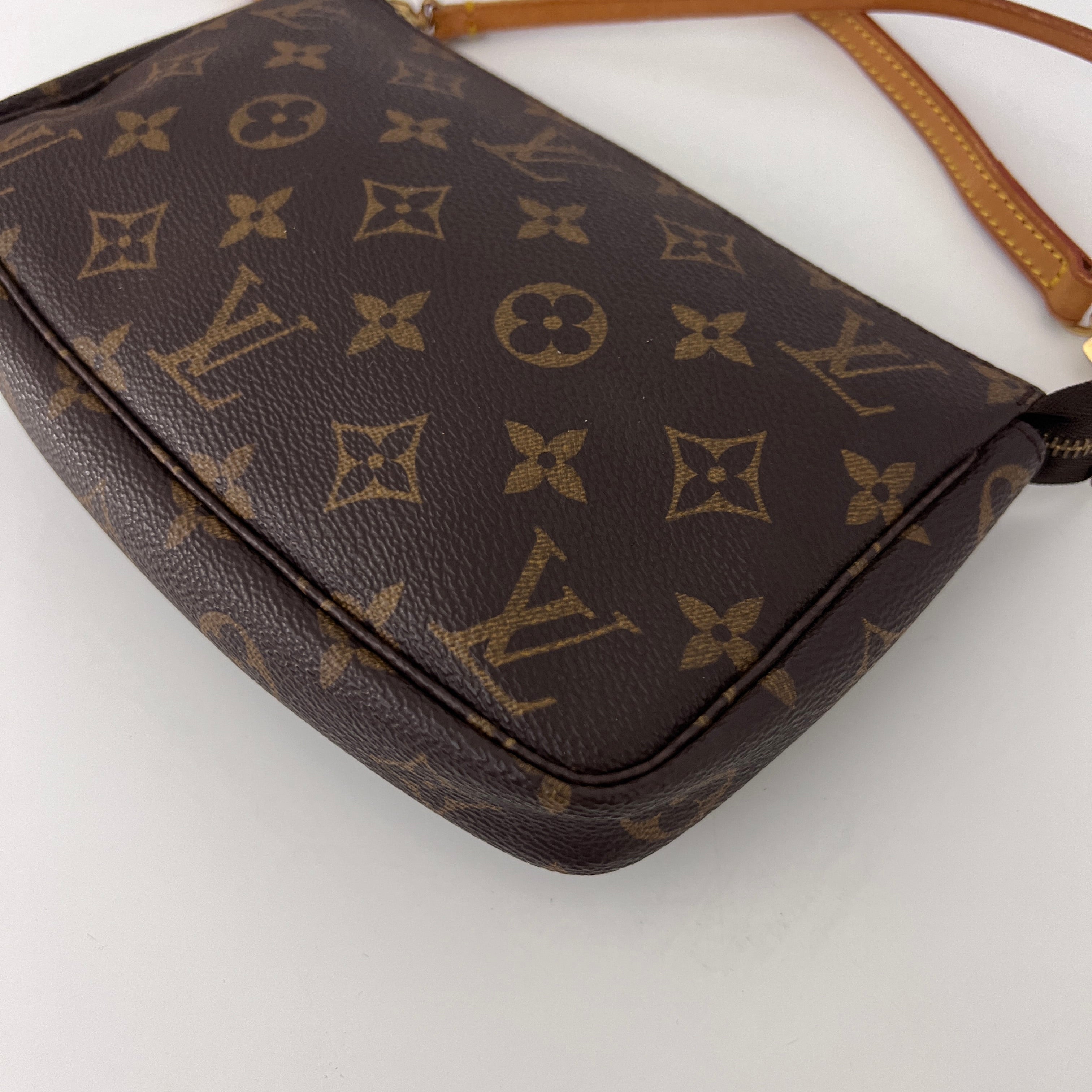 Sac à bandoulière LOUIS VUITTON Pochette Accessoires toile marron vintage 1999