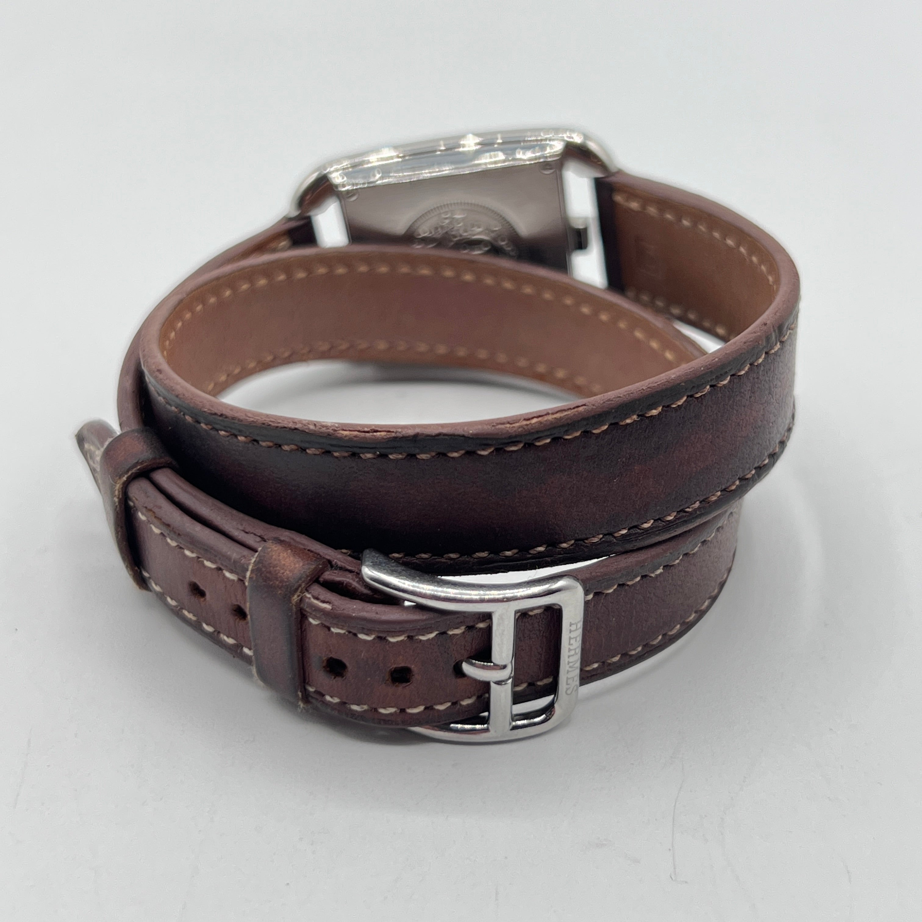 Montre HERMÈS Cape Cod acier argenté vintage 2011