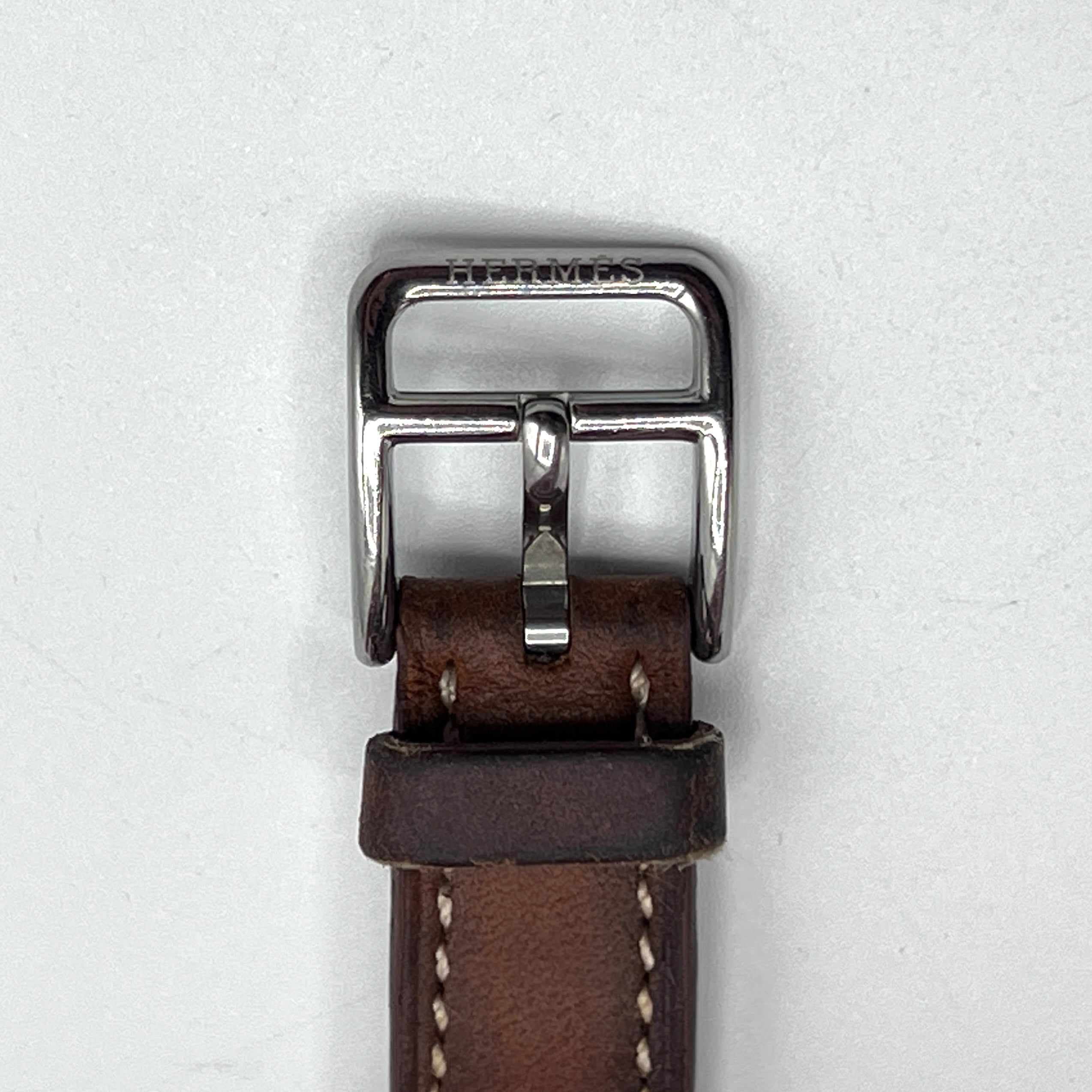 Montre HERMÈS Cape Cod acier argenté vintage 2011