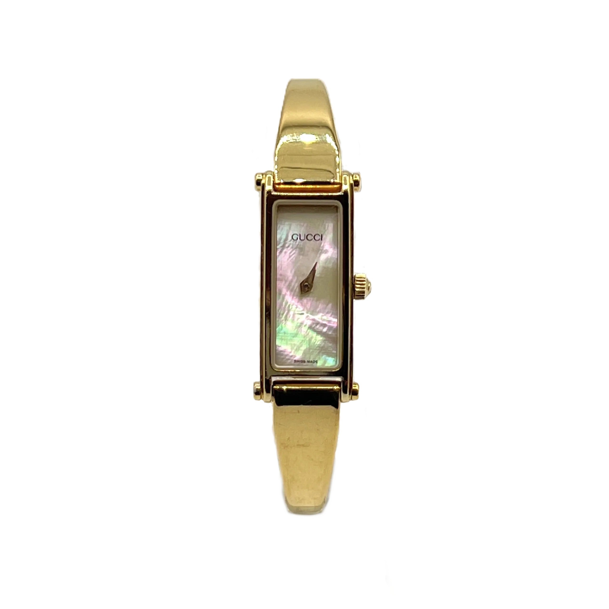 Montre GUCCI 1500 plaqué or doré