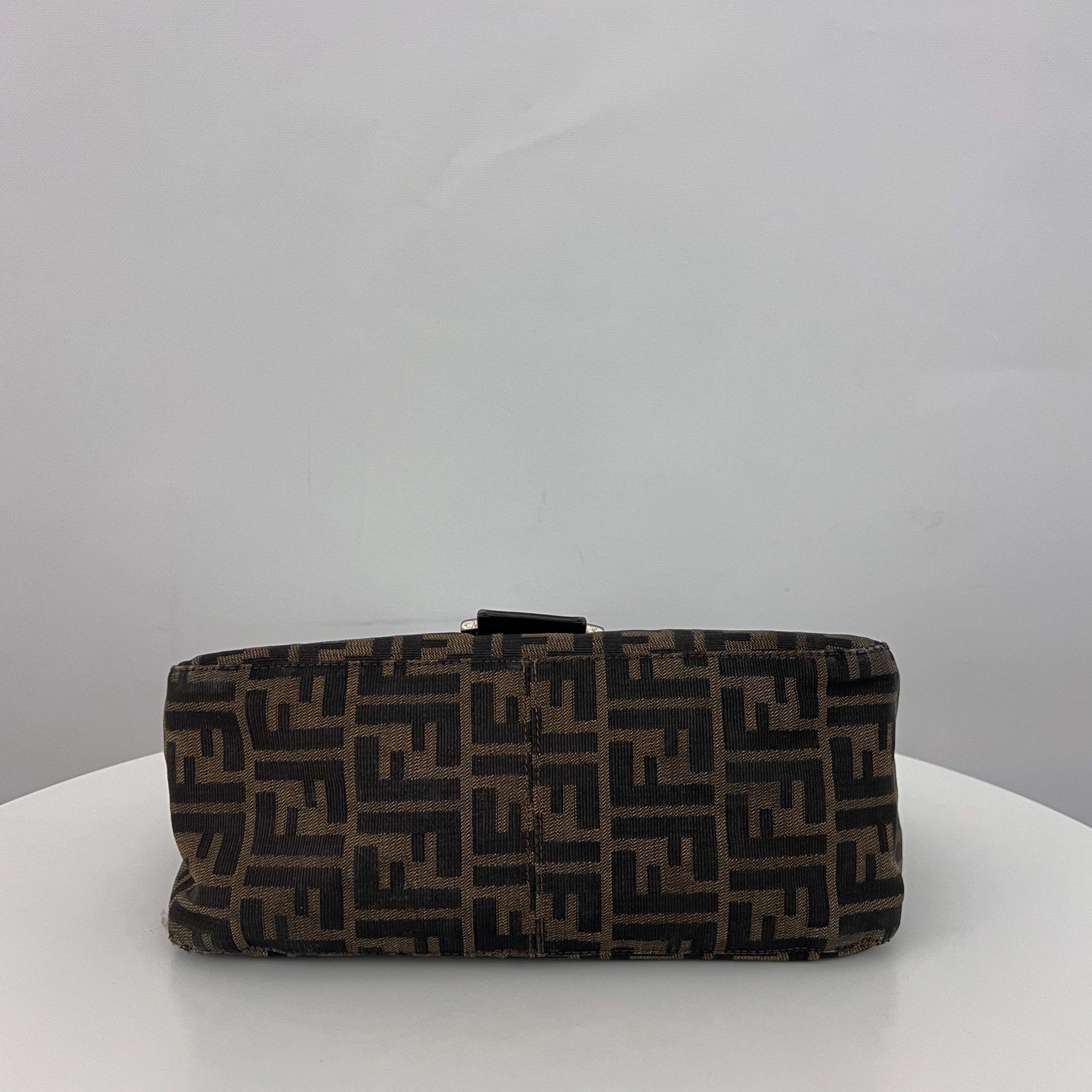 Sac FENDI Mamma toile et cuir marron