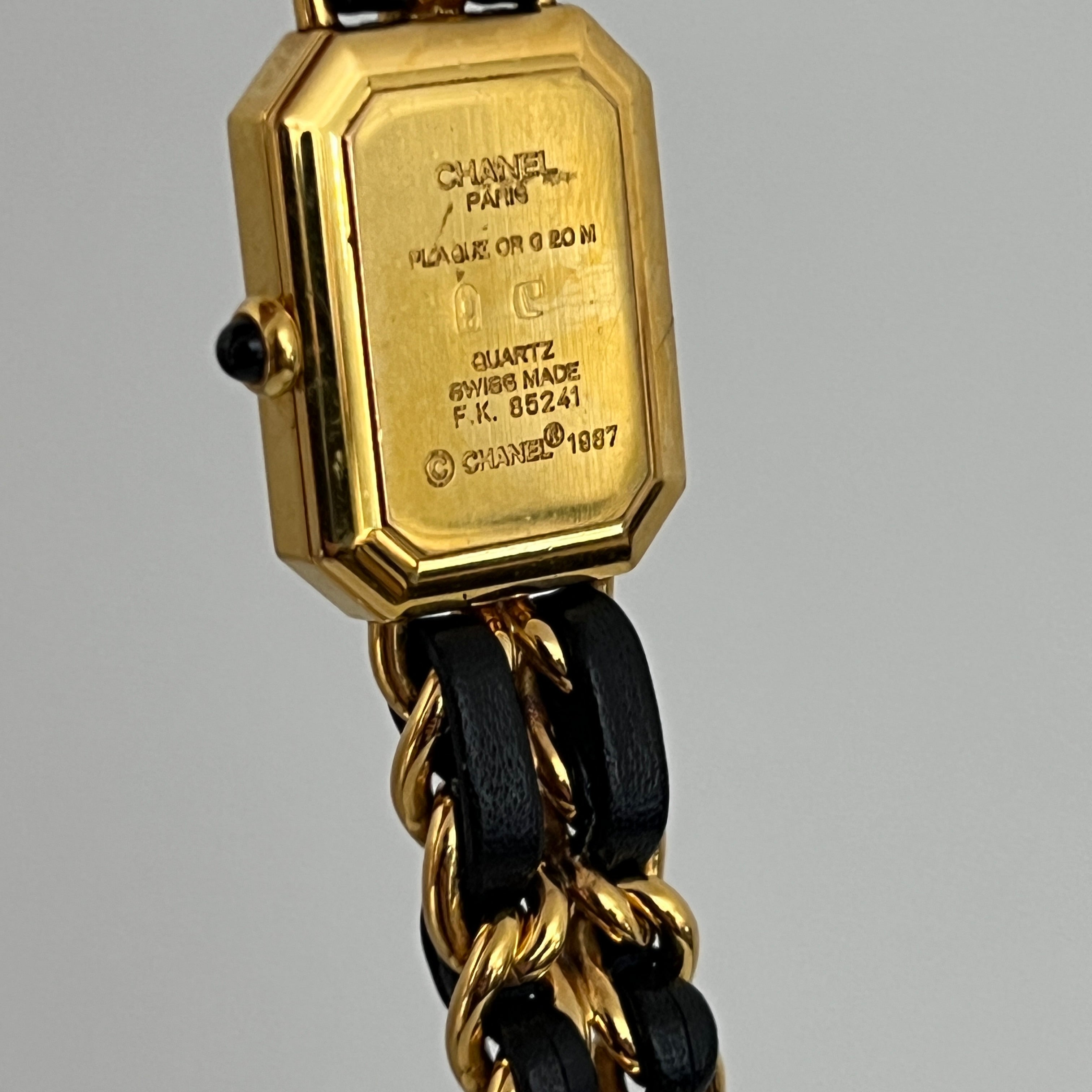 Montre CHANEL Première plaqué or doré