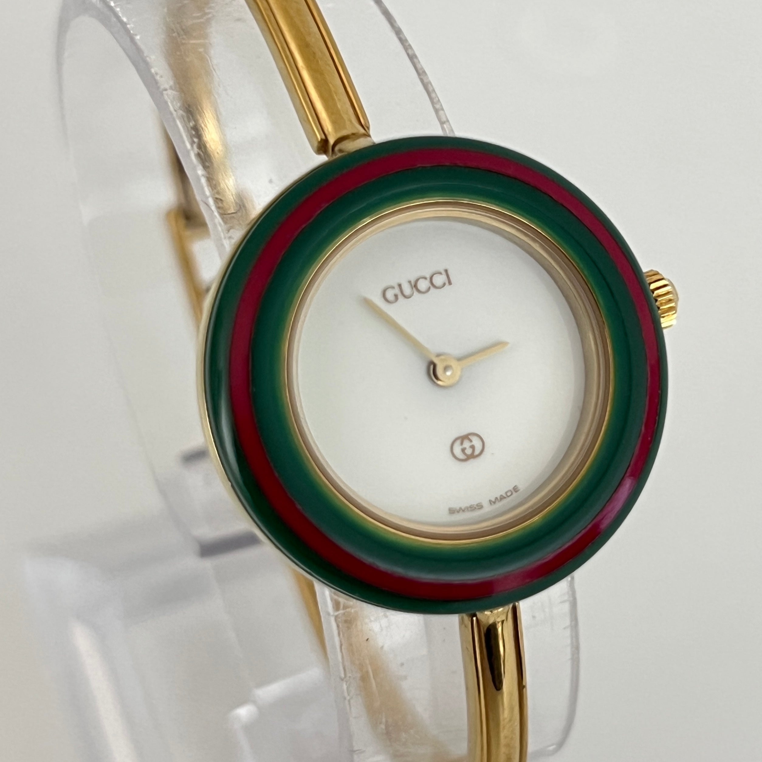 Montre GUCCI Play plaqué or doré