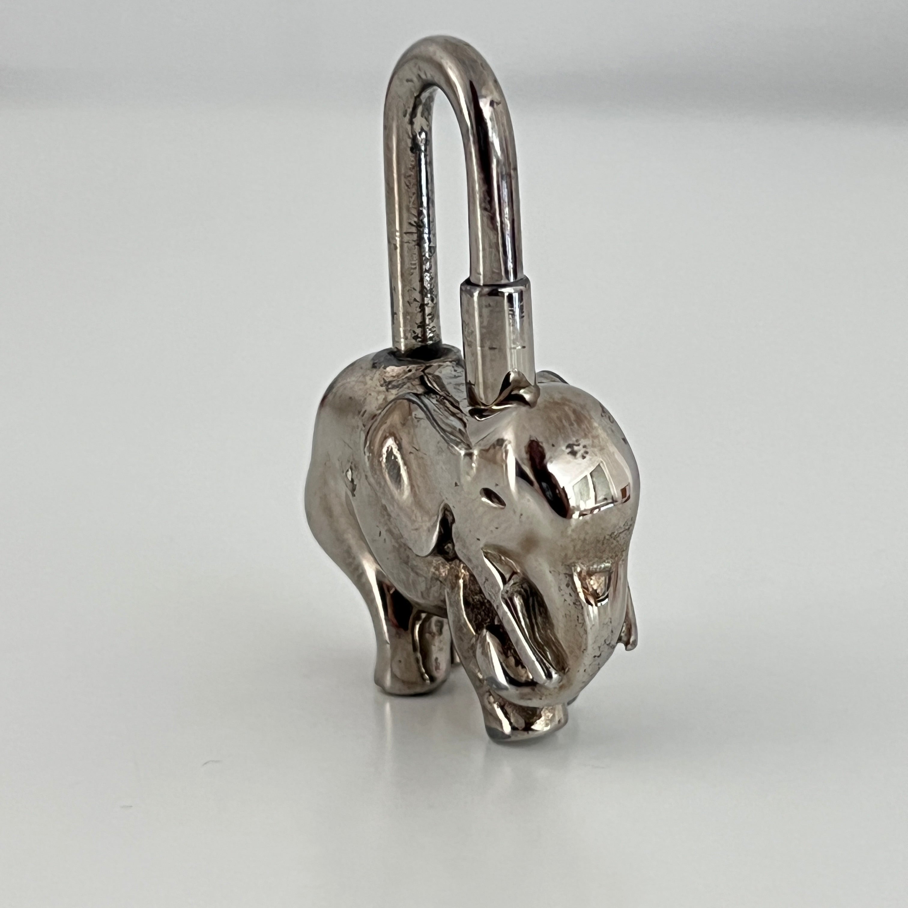 Charm HERMÈS Cadena Elephant Palladium