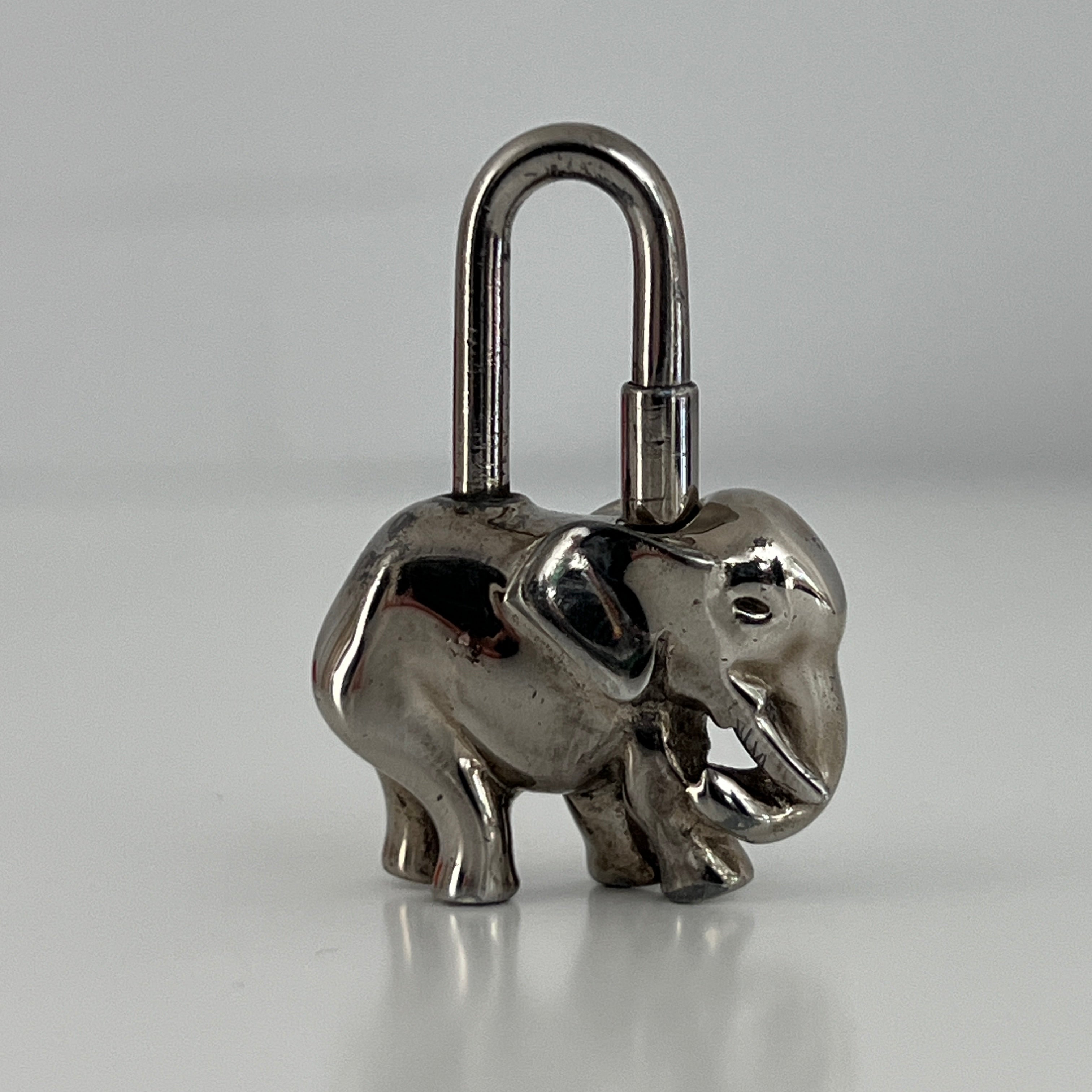 Charm HERMÈS Cadena Elephant Palladium