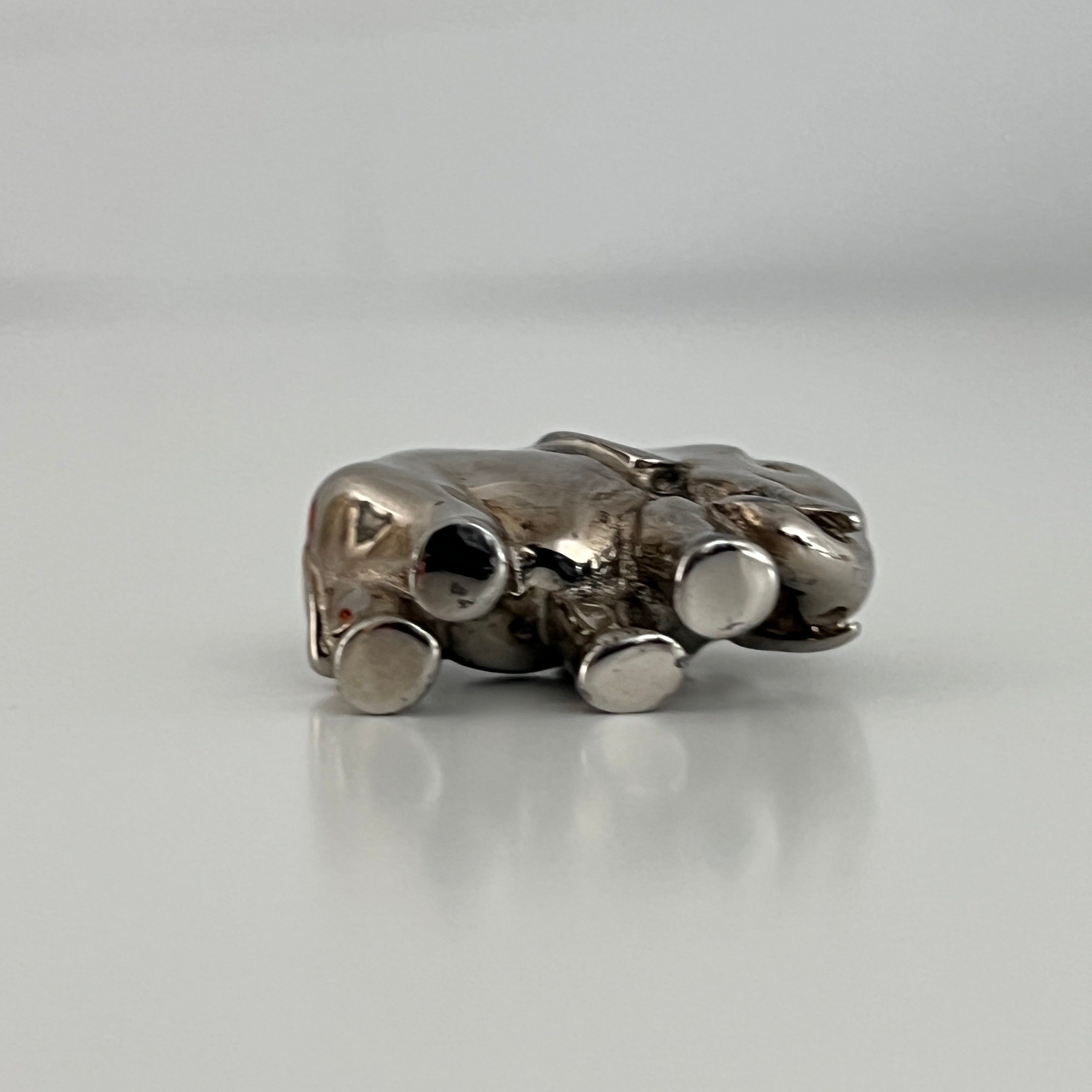 Charm HERMÈS Cadena Elephant Palladium