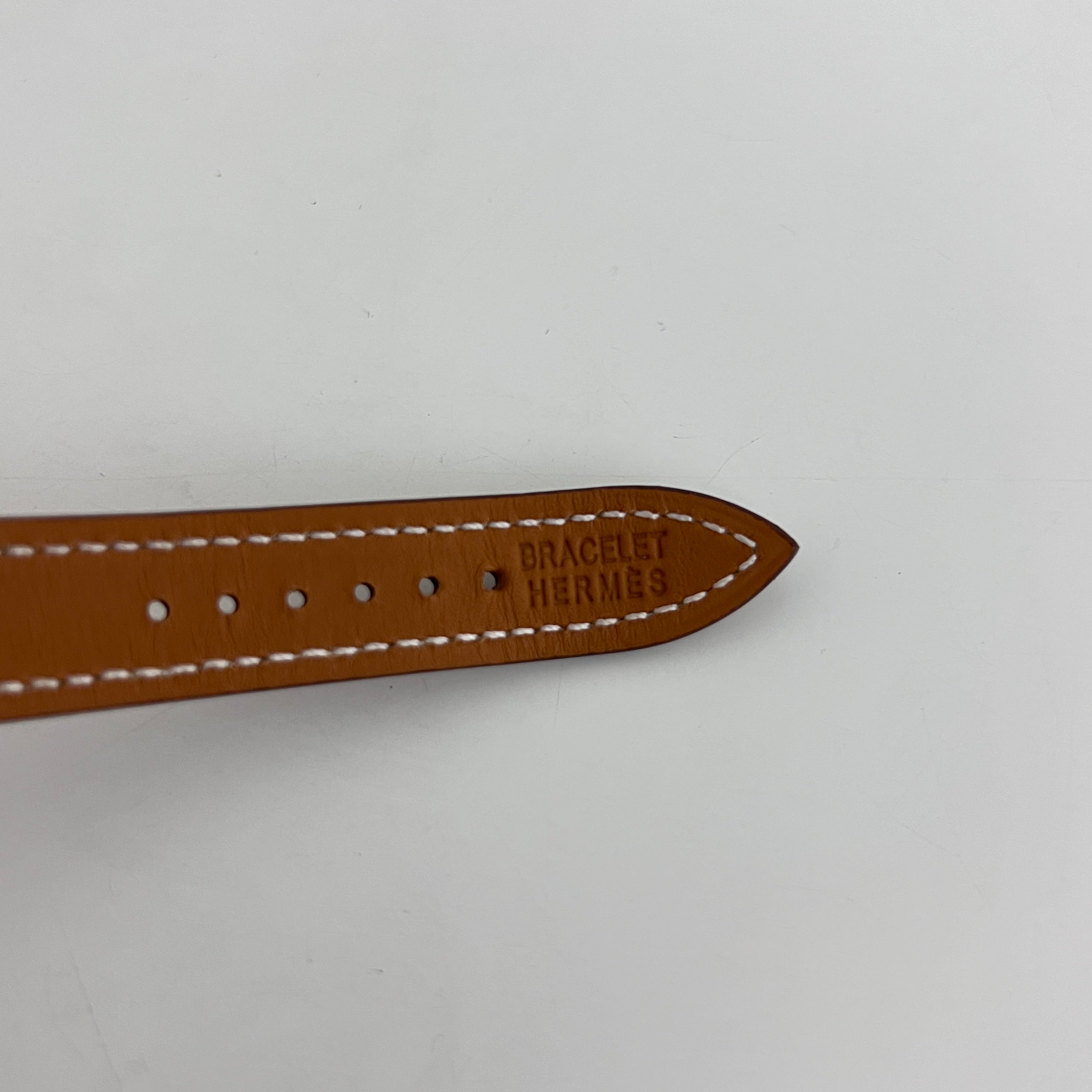 Montre HERMÈS Heure H plaqué or doré