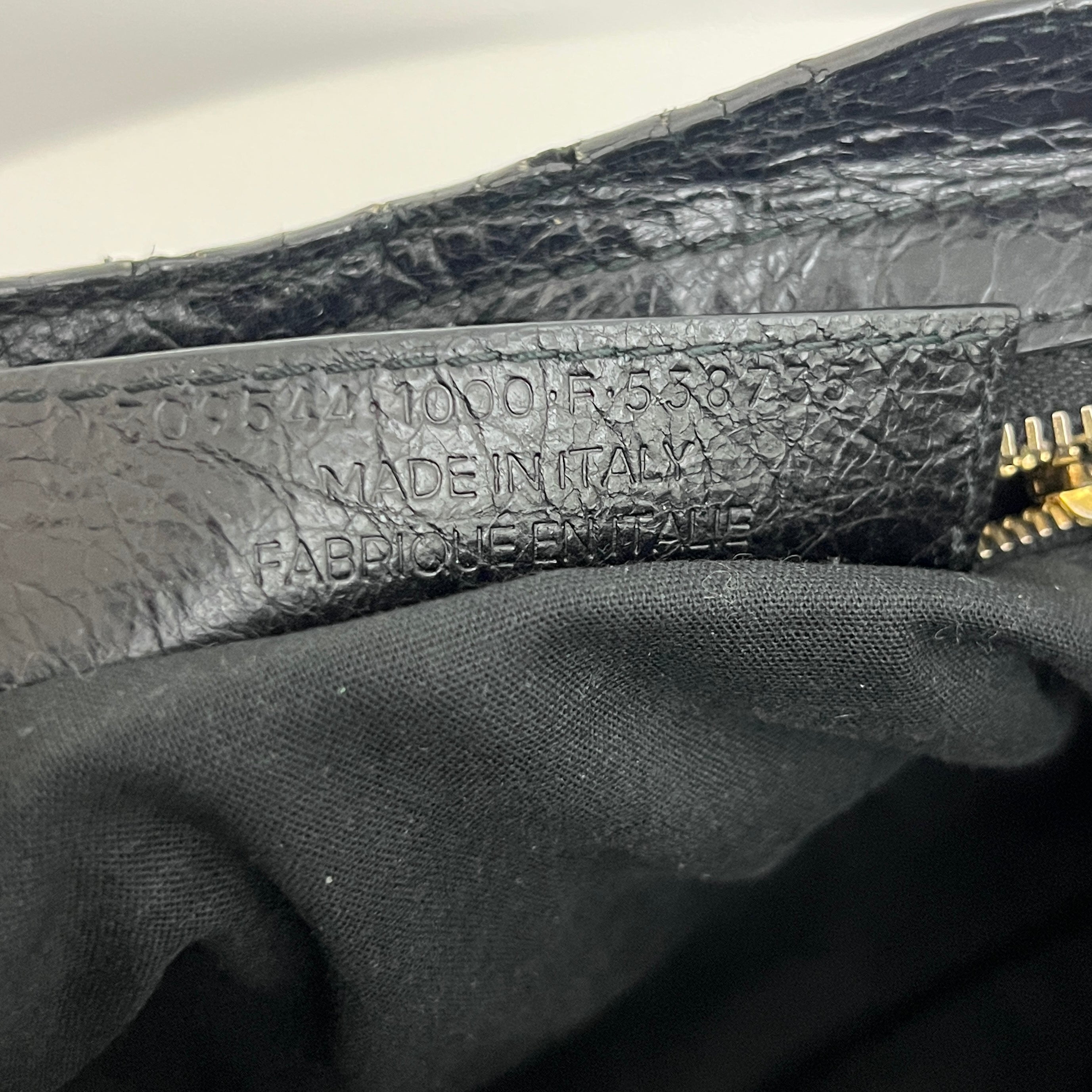 Sac BALENCIAGA Giant Mini City cuir lisse noir