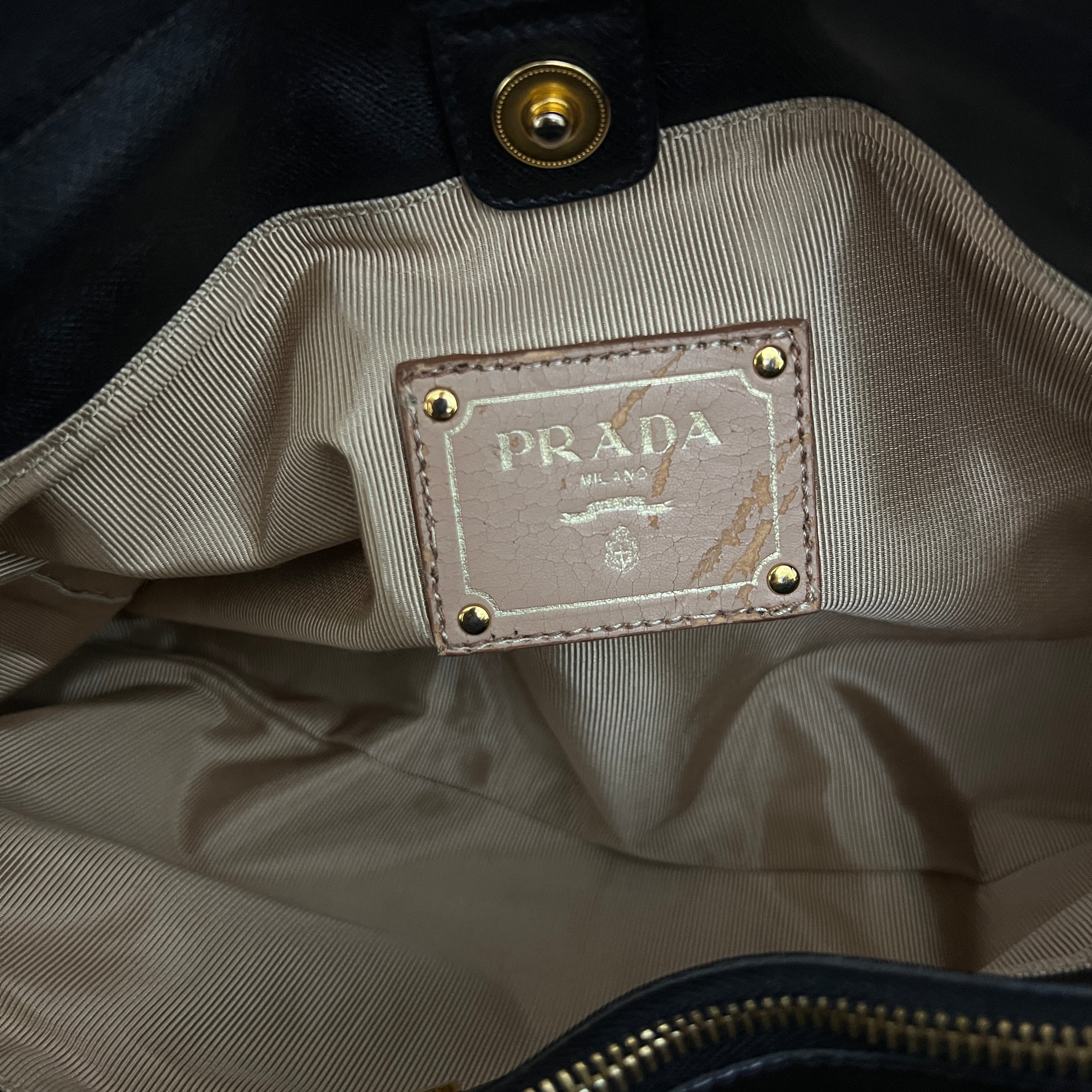Sac PRADA Saffiano 2-Way cuir Saffiano noir