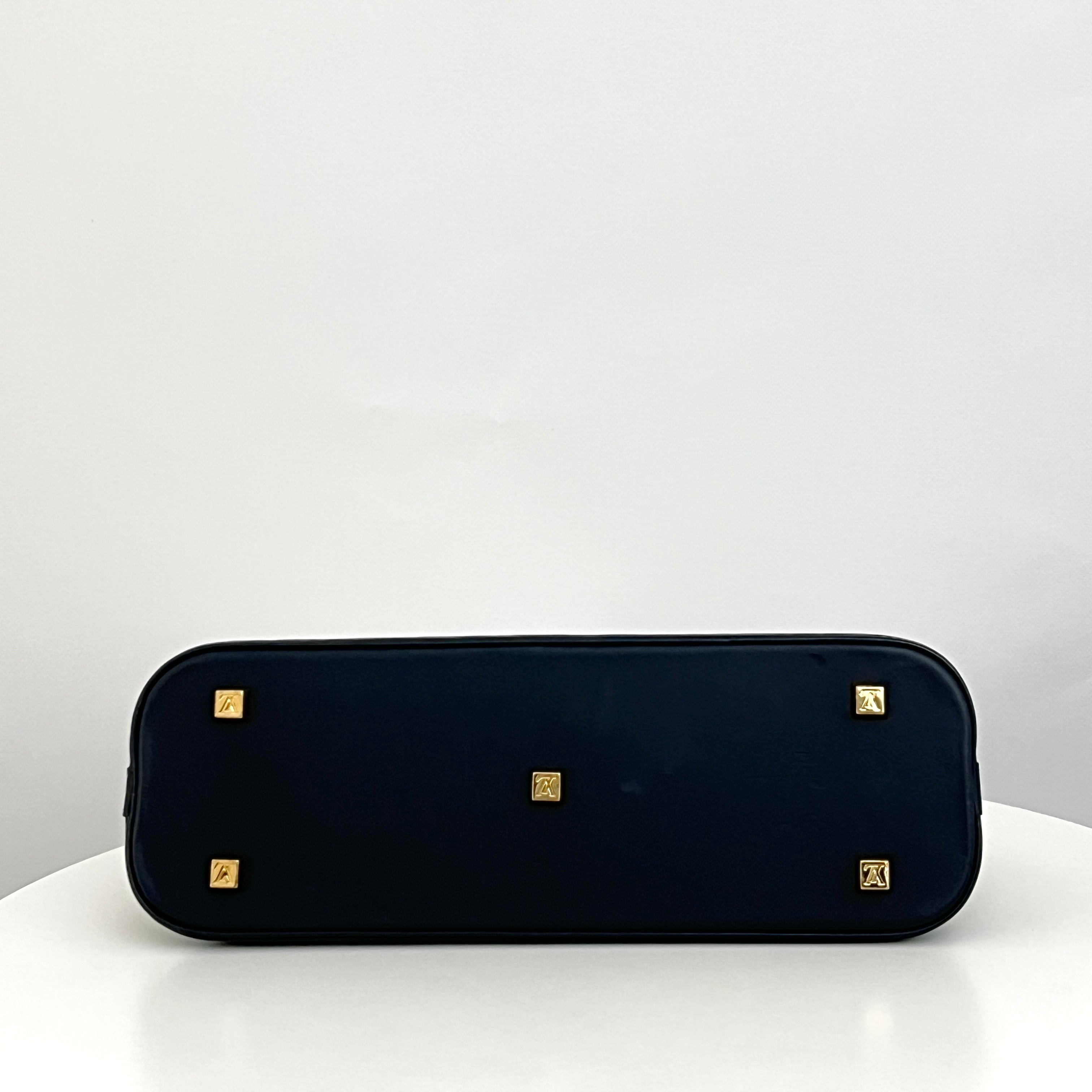 Sac LOUIS VUITTON Alma Long toile et cuir noir vintage 2001