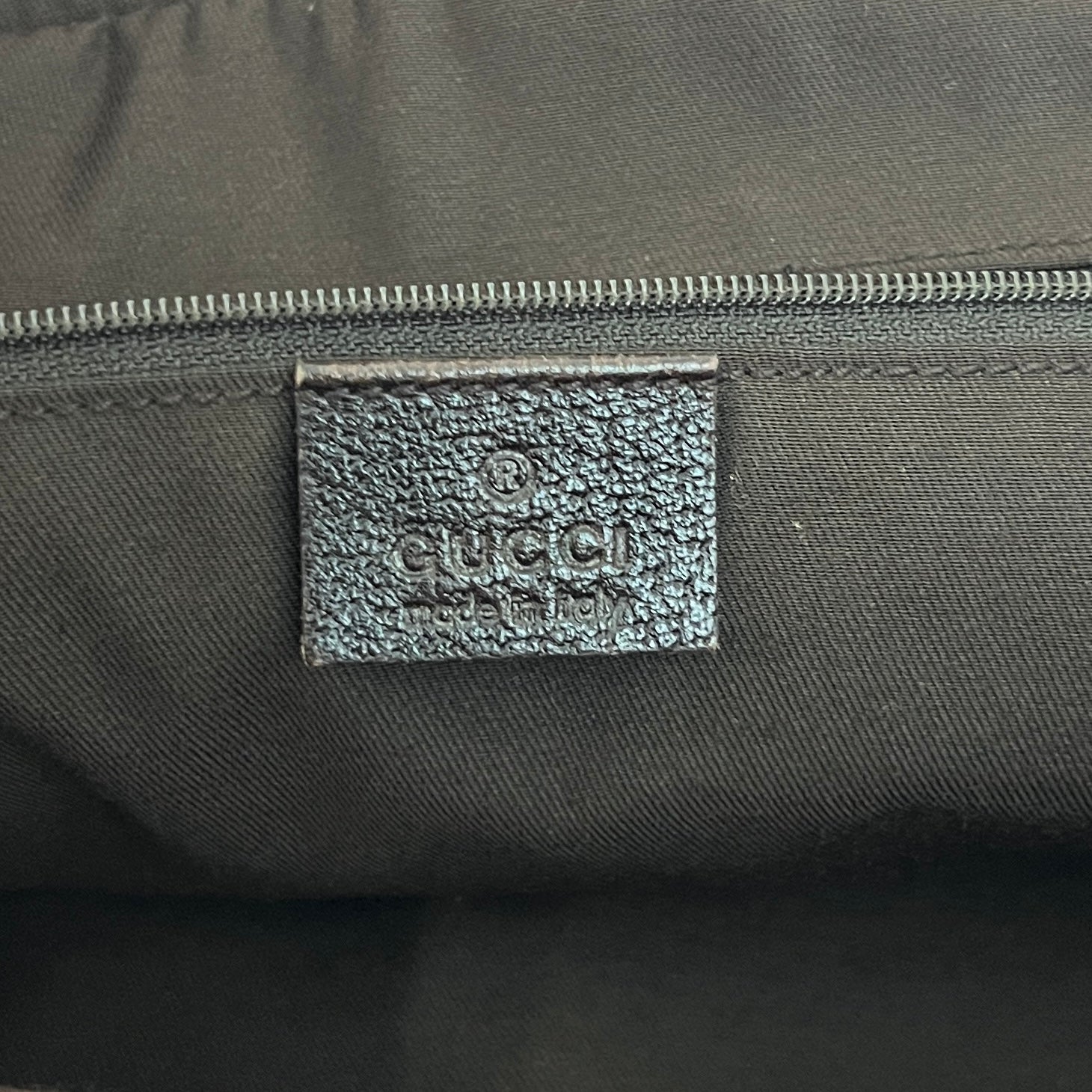 Sac GUCCI Princy Boston Sherry toile et cuir marron