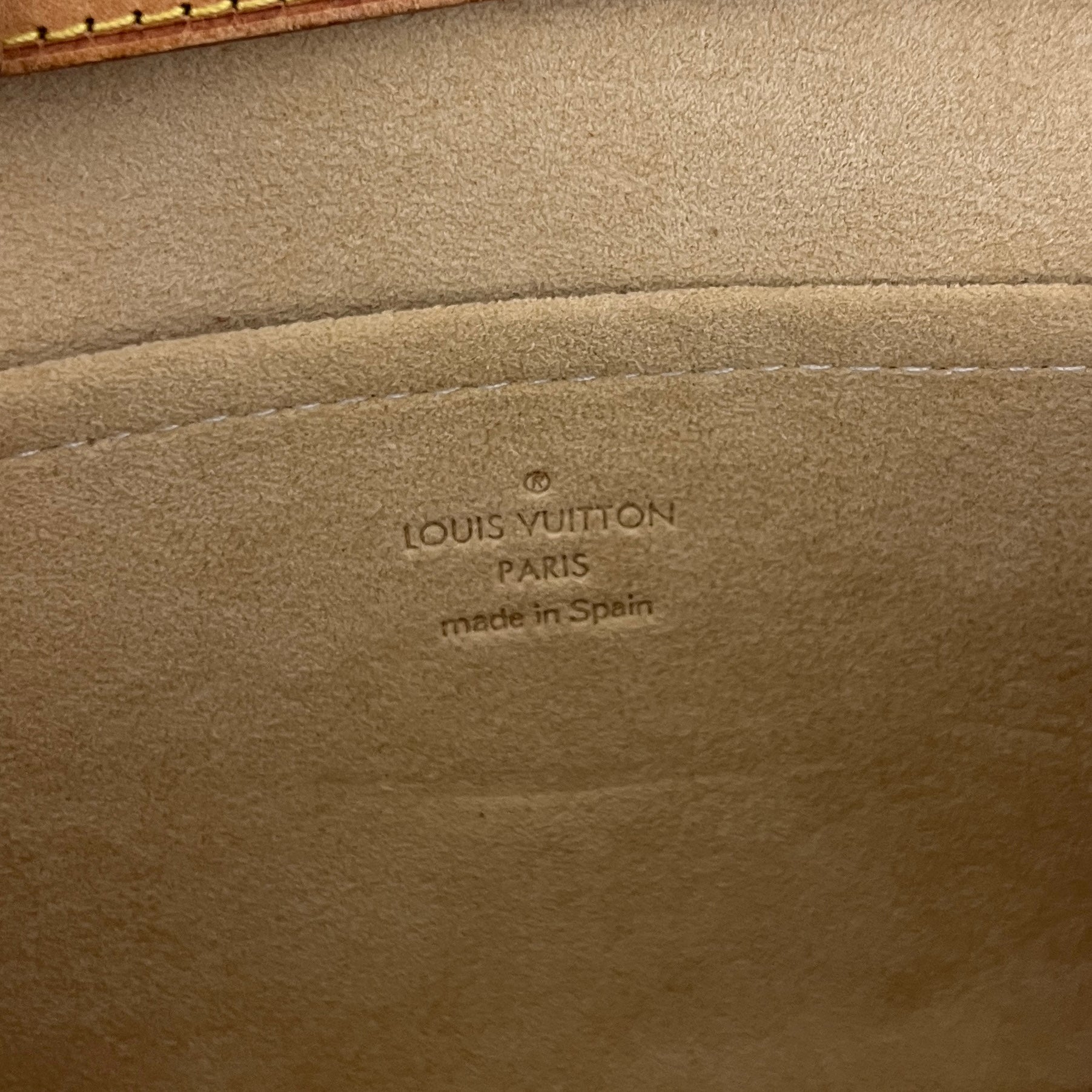 Sac à bandoulière LOUIS VUITTON Twin GM toile et cuir marron vintage 2000