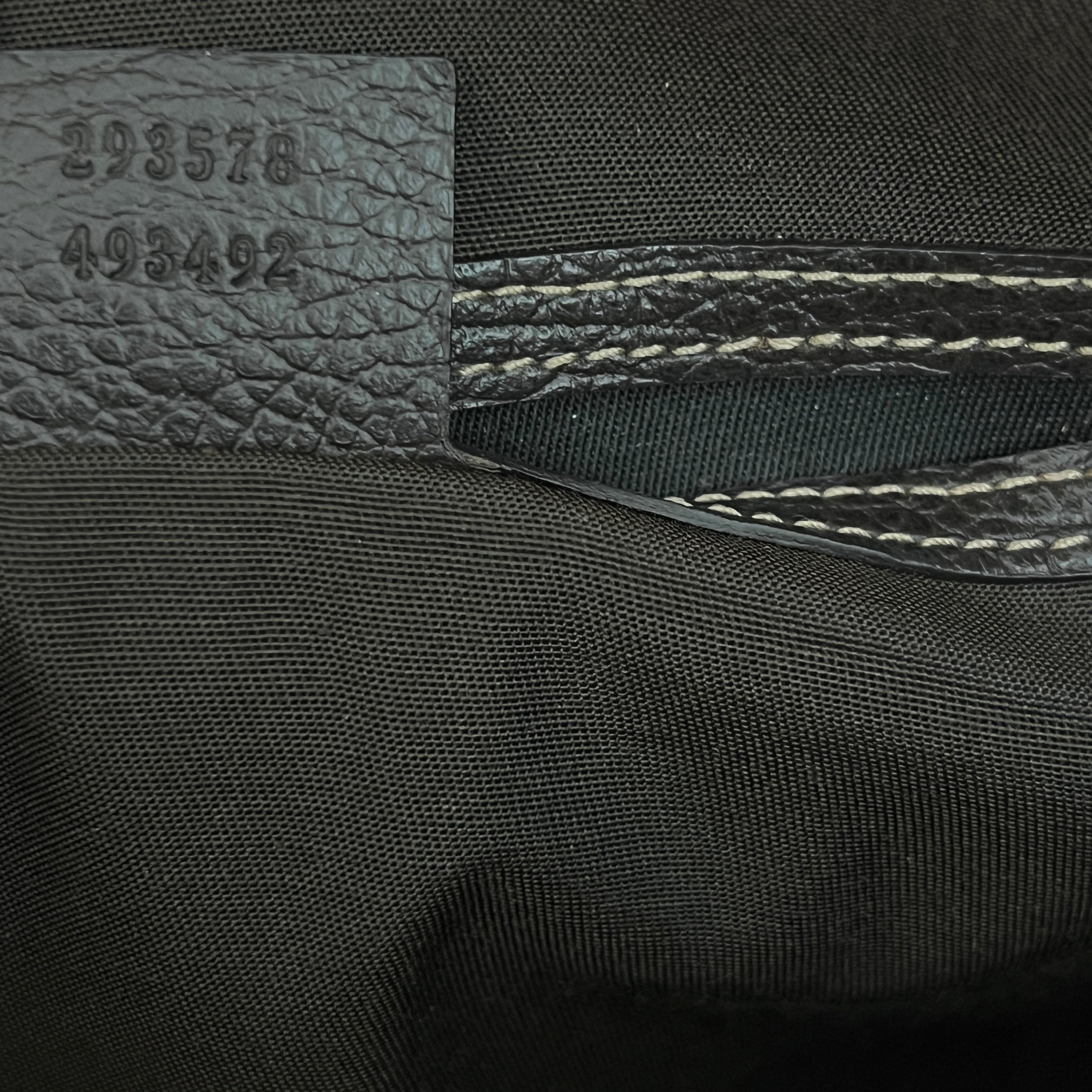 Sac GUCCI Pelham toile verni et cuir marron