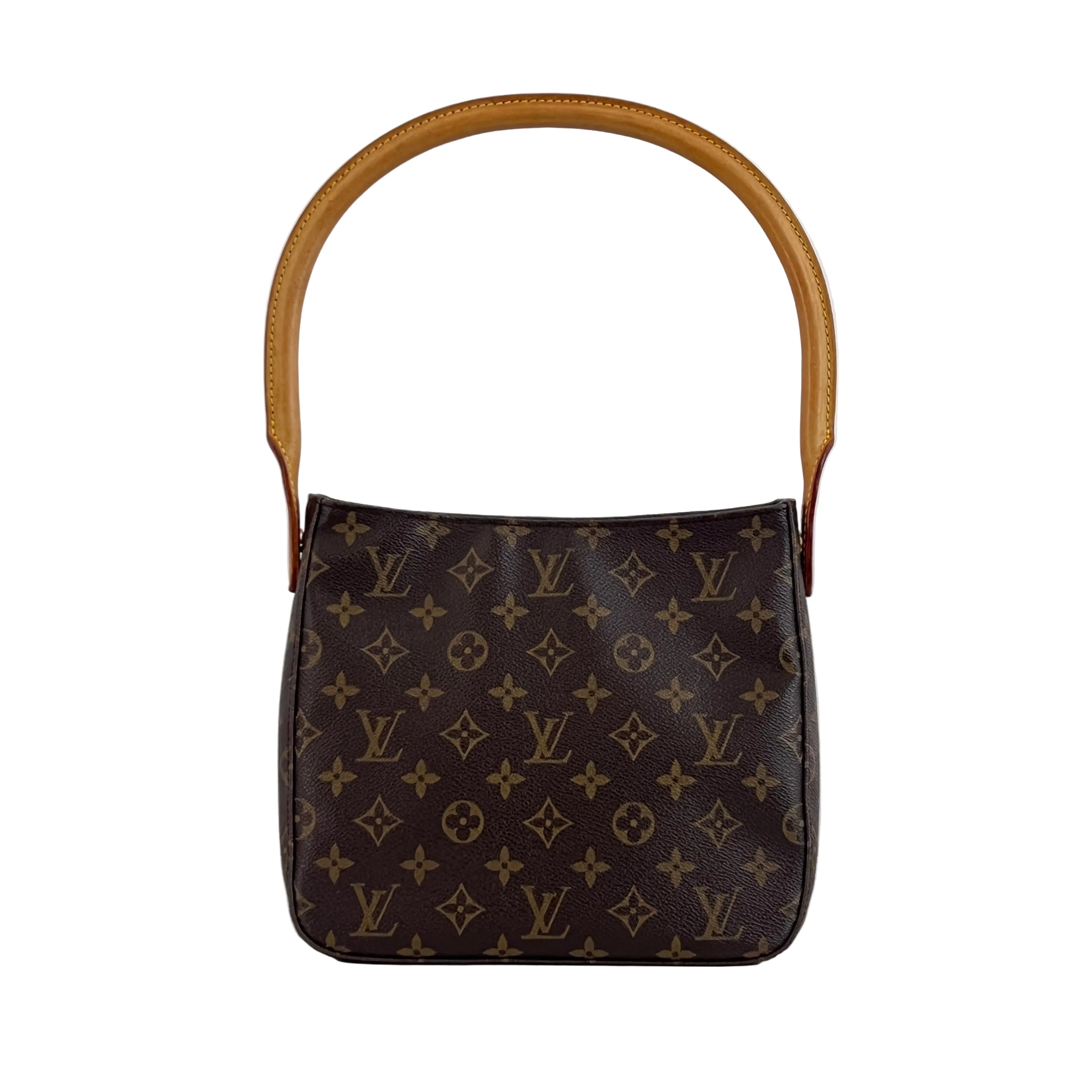 Sac LOUIS VUITTON Looping MM toile et cuir marron vintage 2001