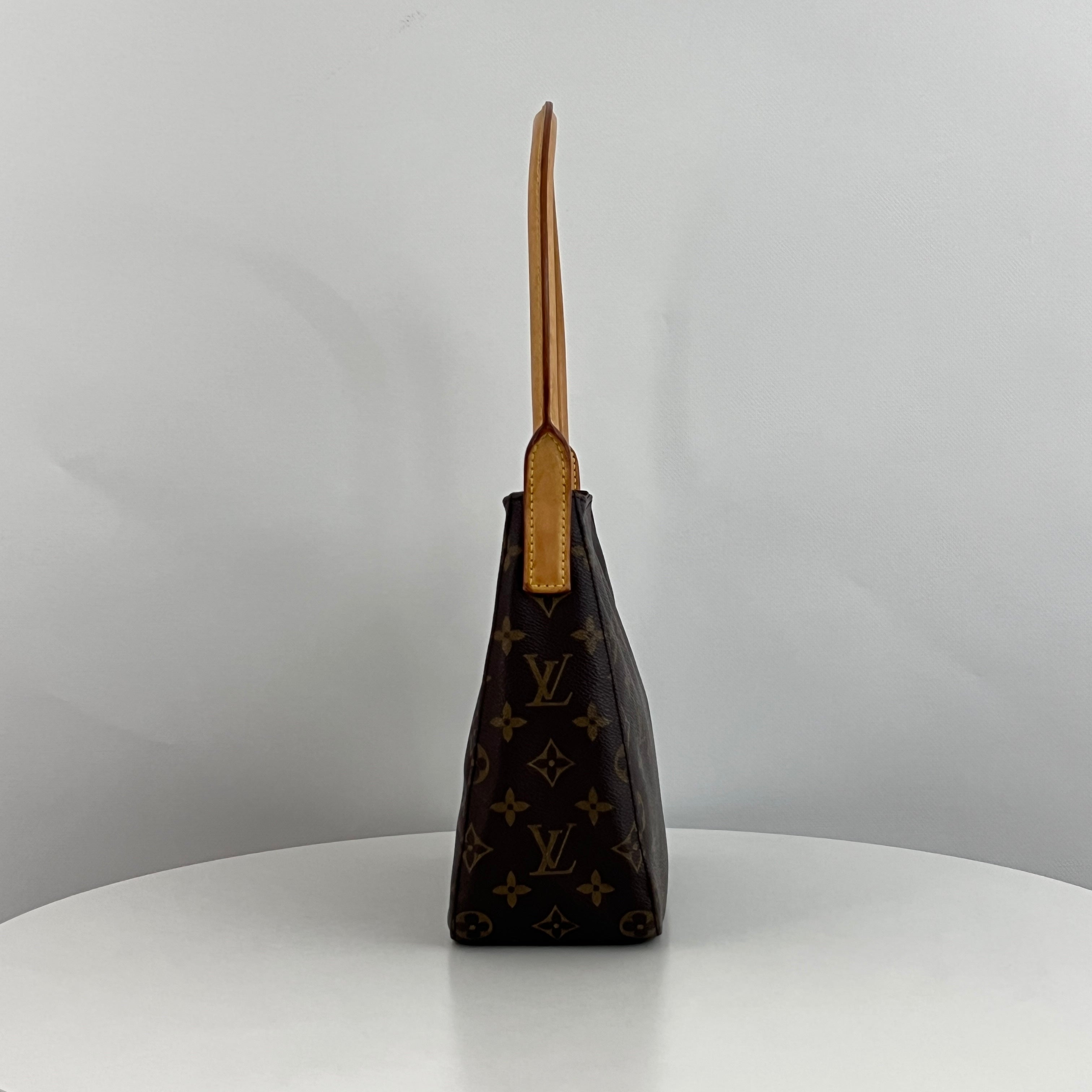 Sac LOUIS VUITTON Looping MM toile et cuir marron vintage 2001