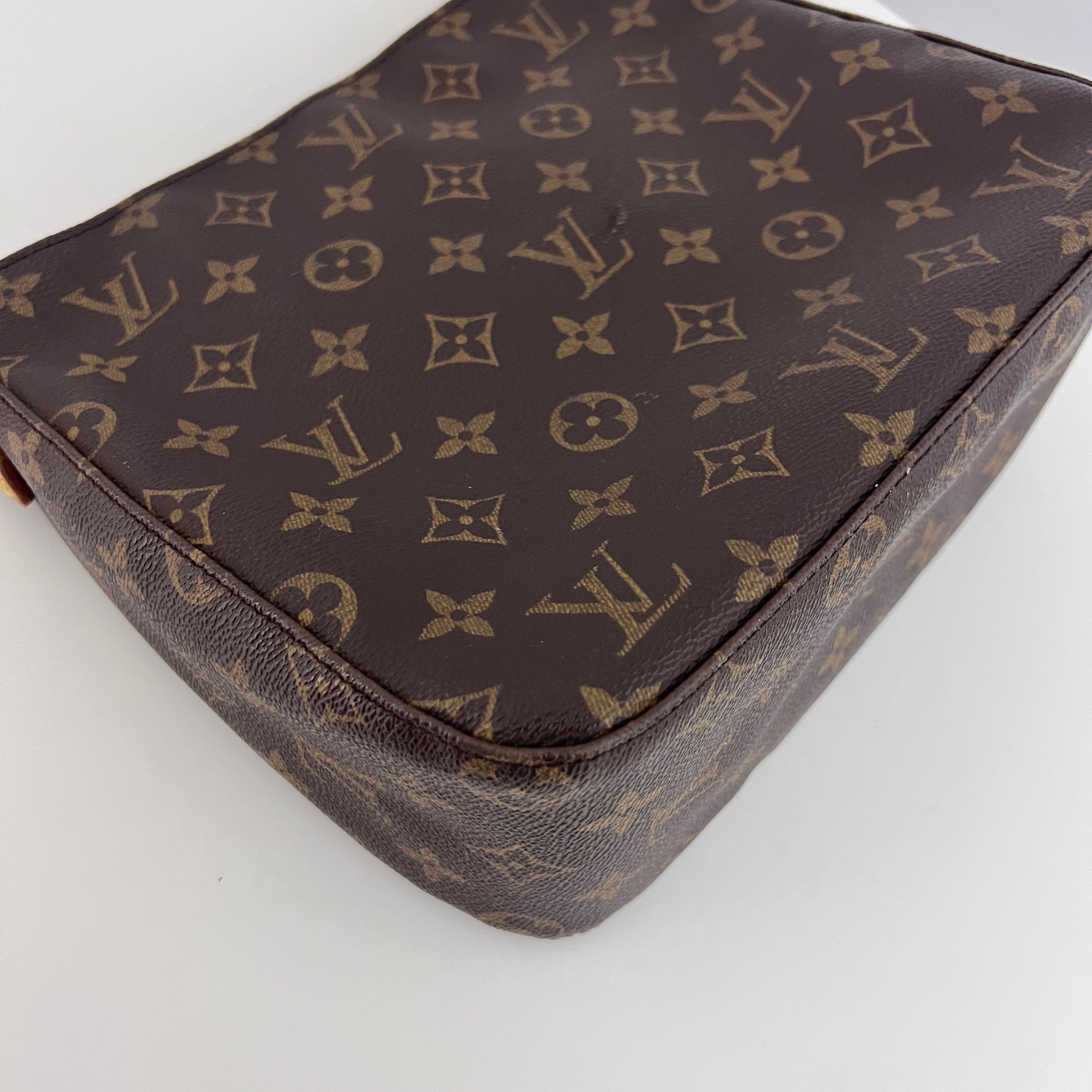 Sac LOUIS VUITTON Looping MM toile et cuir marron vintage 2001