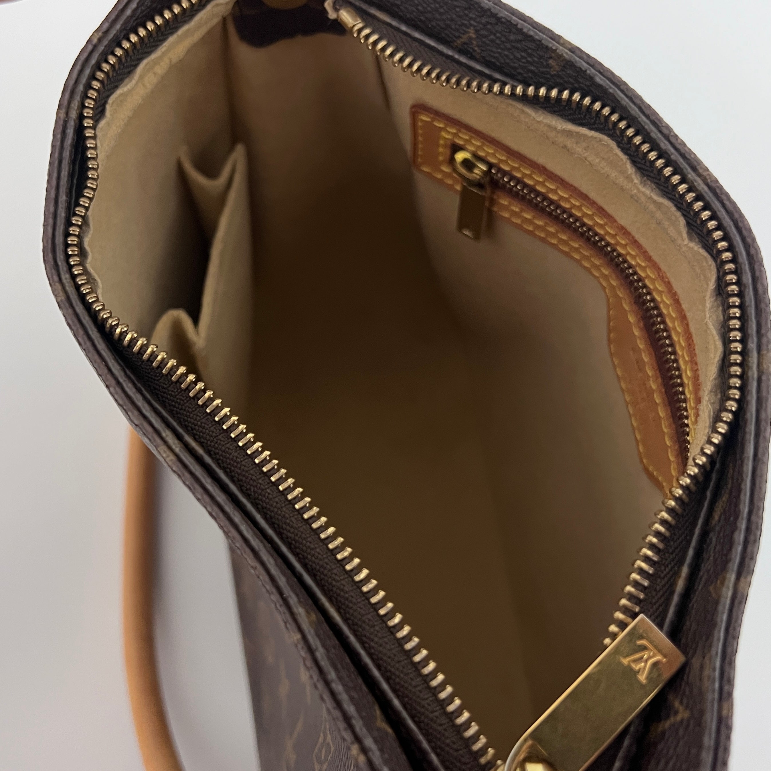 Sac LOUIS VUITTON Looping MM toile et cuir marron vintage 2001