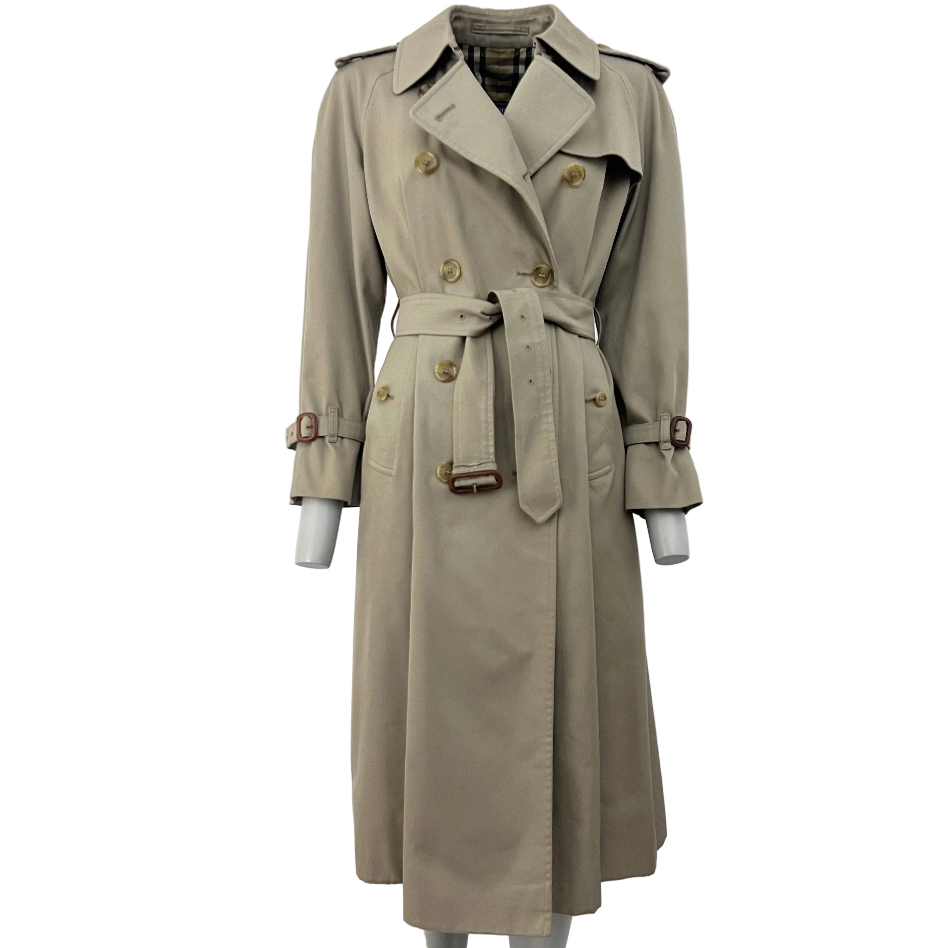 Trench BURBERRY S coton beige pierre Chelsea Circa 1990