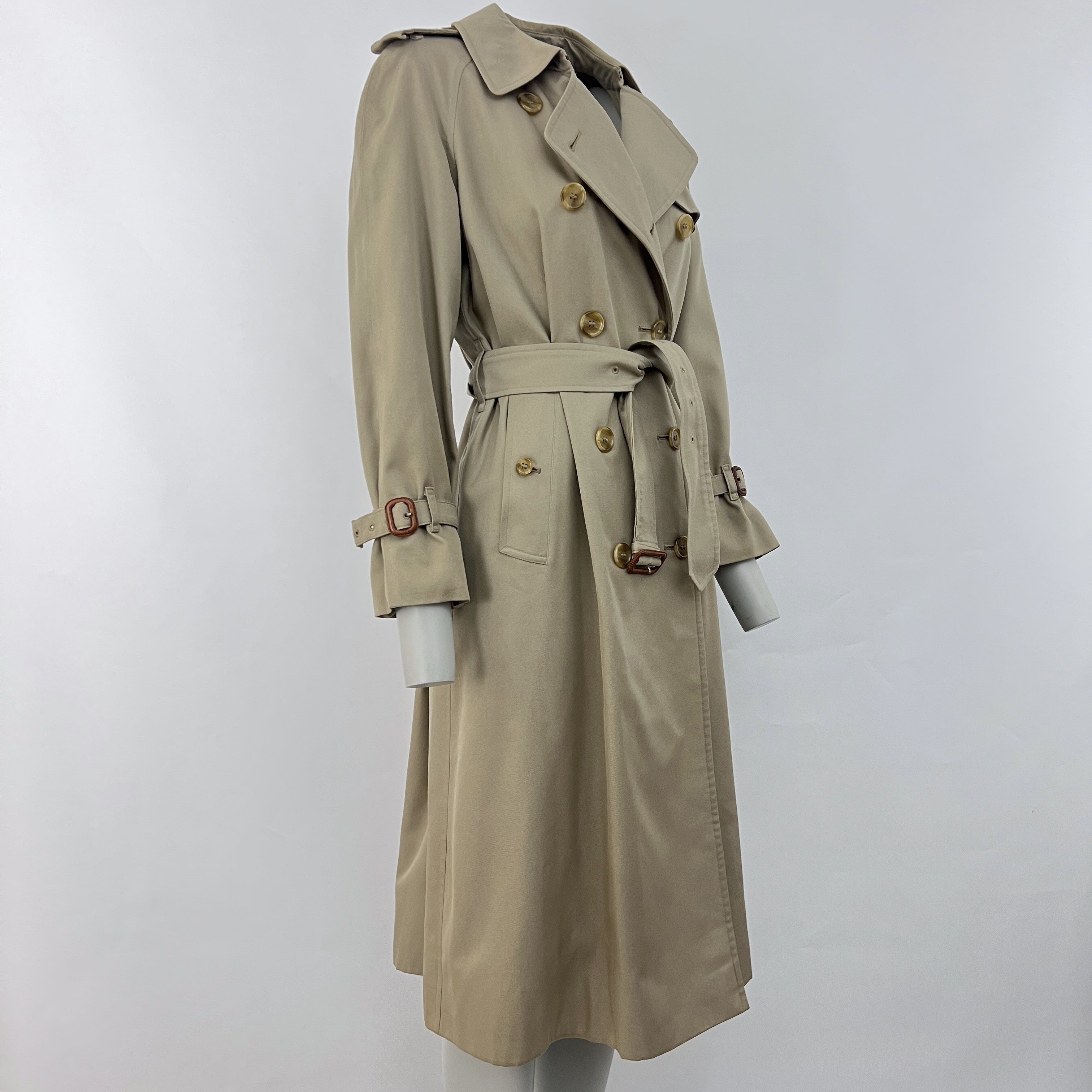 Trench BURBERRY S coton beige pierre Chelsea Circa 1990