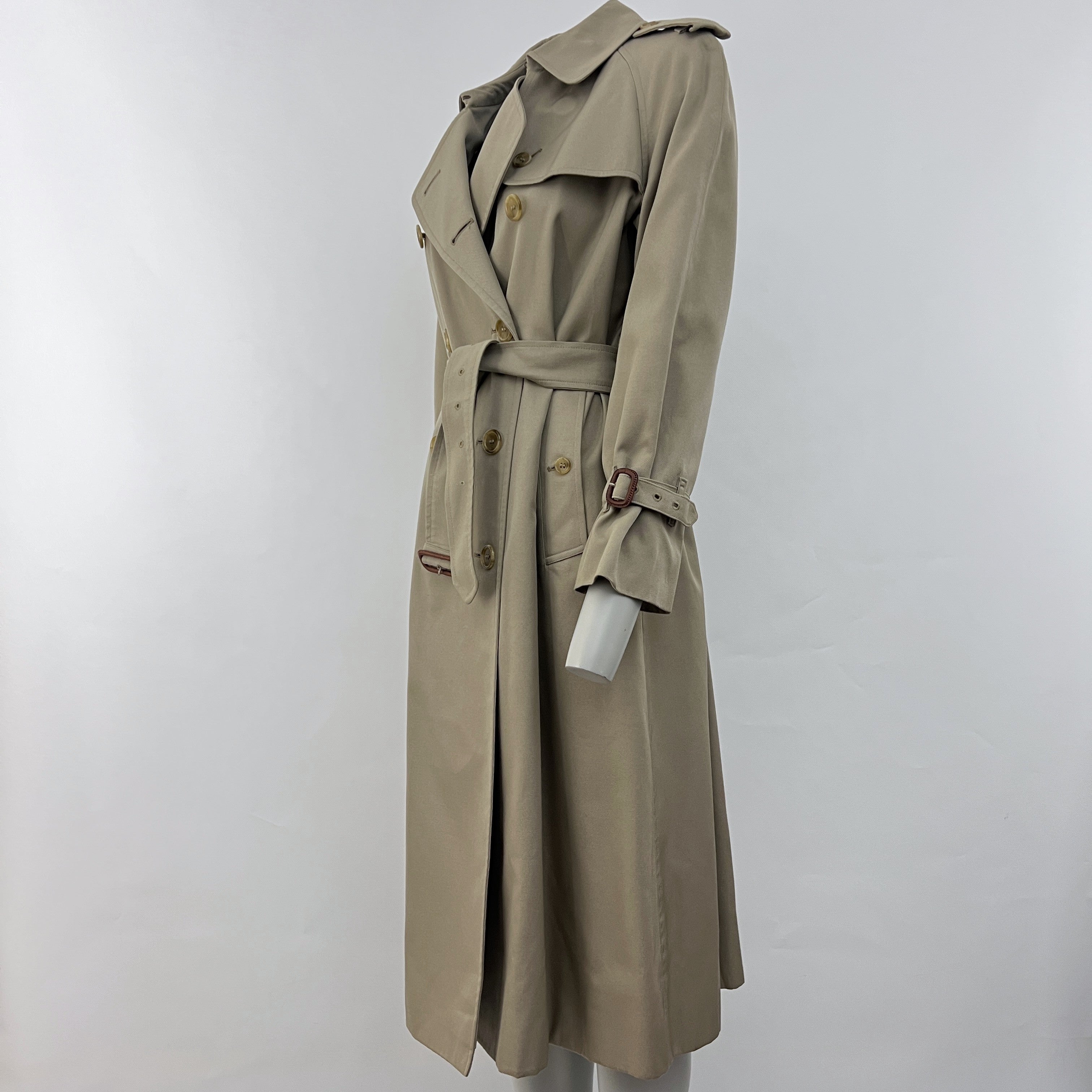 Trench BURBERRY S coton beige pierre Chelsea Circa 1990