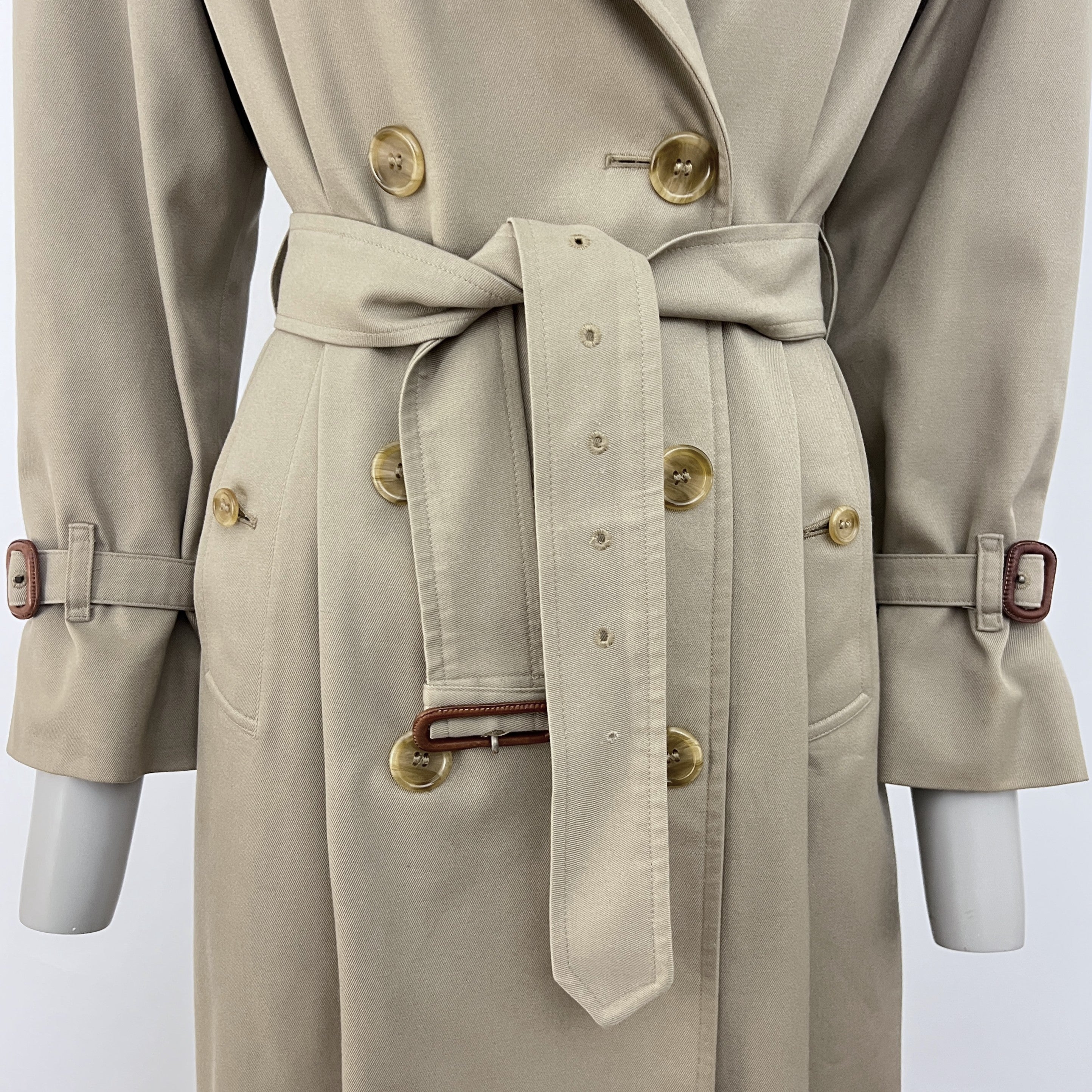 Trench BURBERRY S coton beige pierre Chelsea Circa 1990