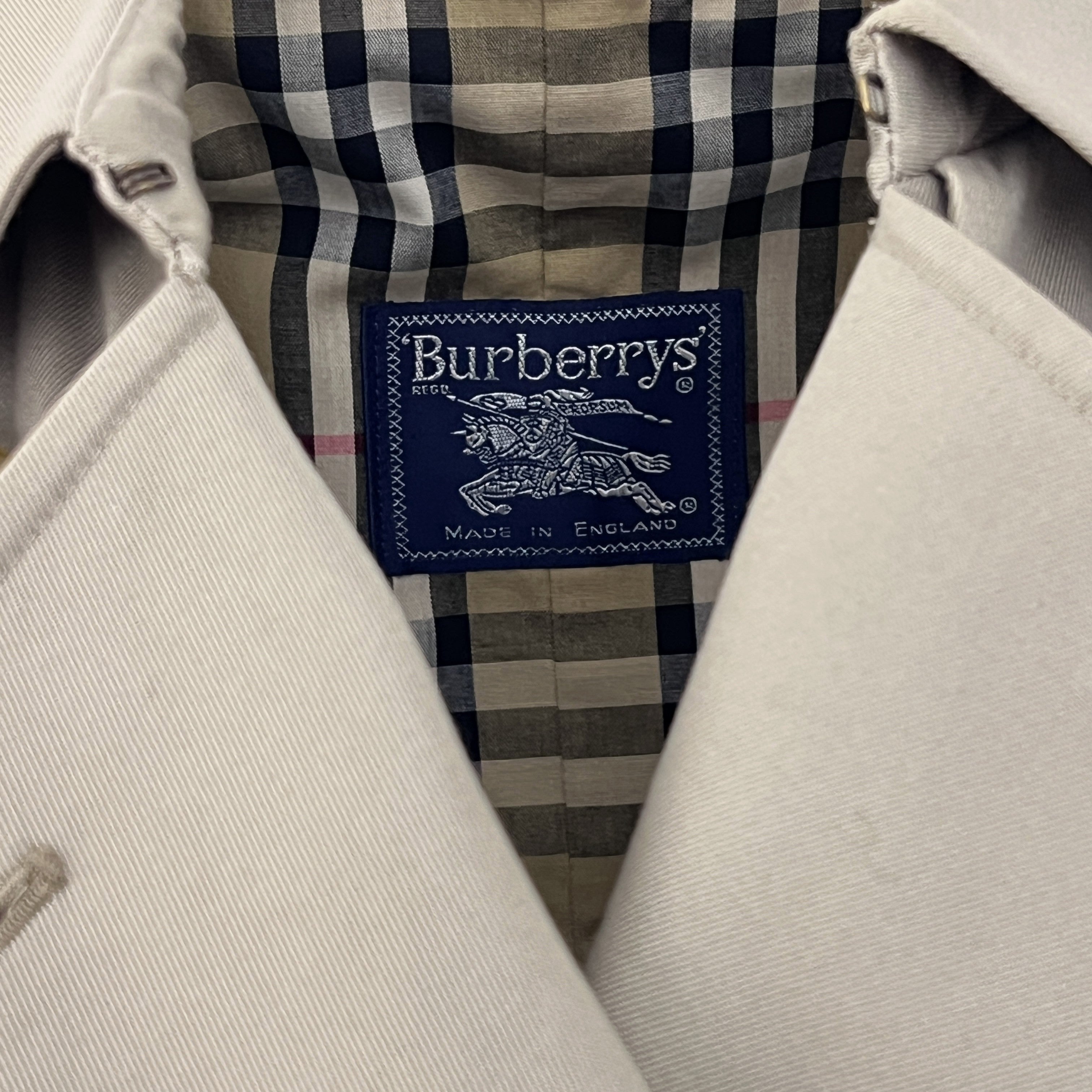 Trench BURBERRY S coton beige pierre Chelsea Circa 1990