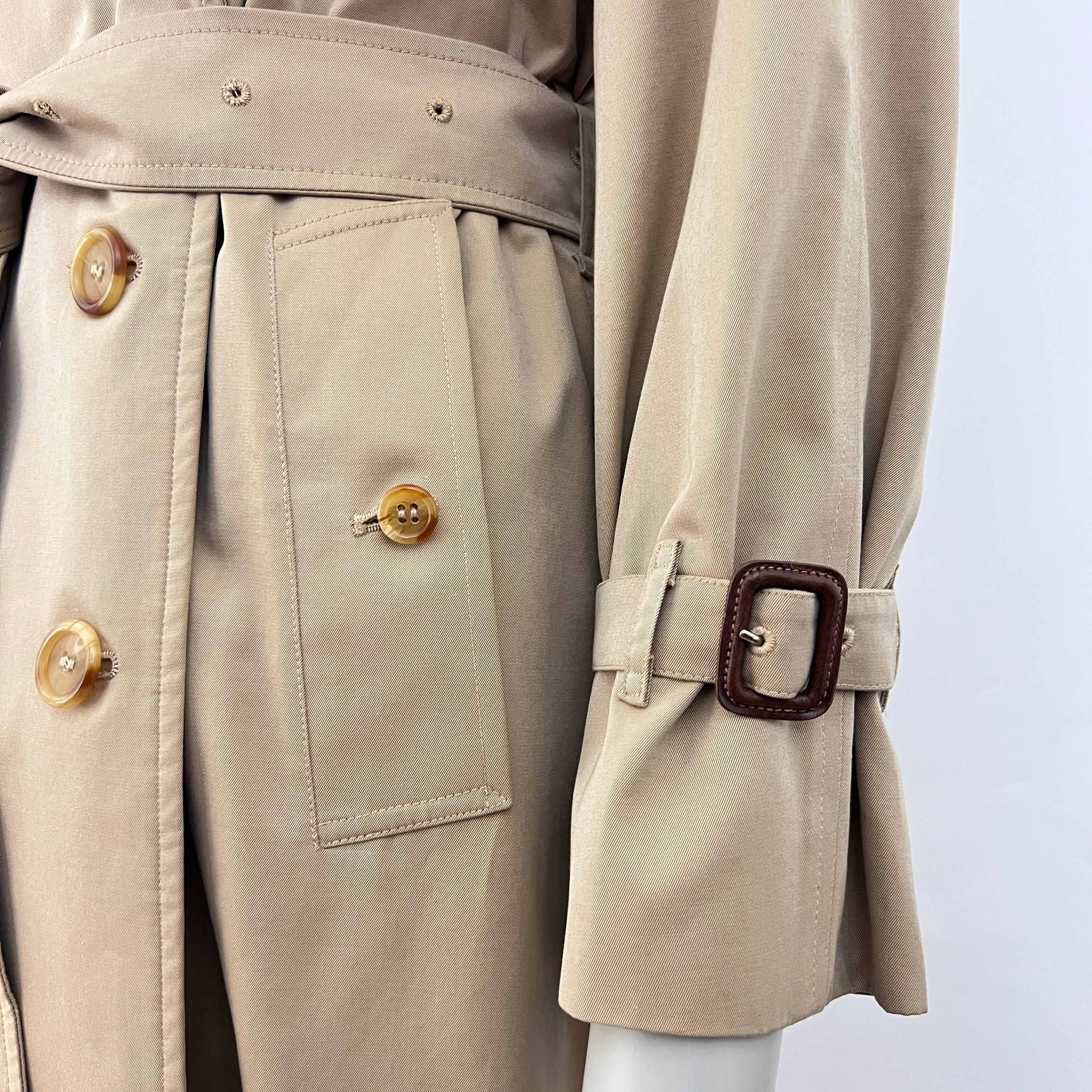 Trench BURBERRY S coton beige miel Chelsea Circa 1990