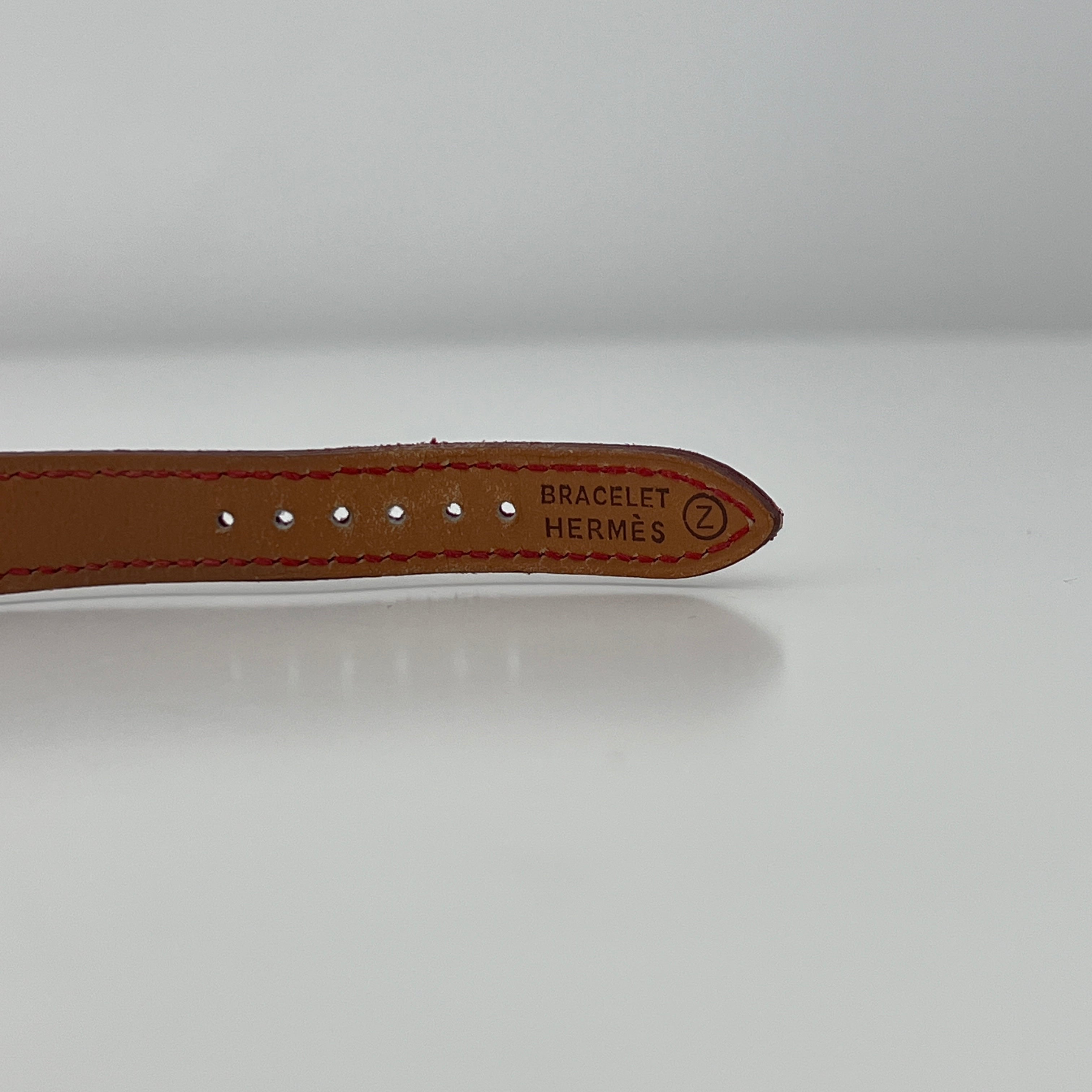 Montre HERMÈS Kelly plaqué or doré