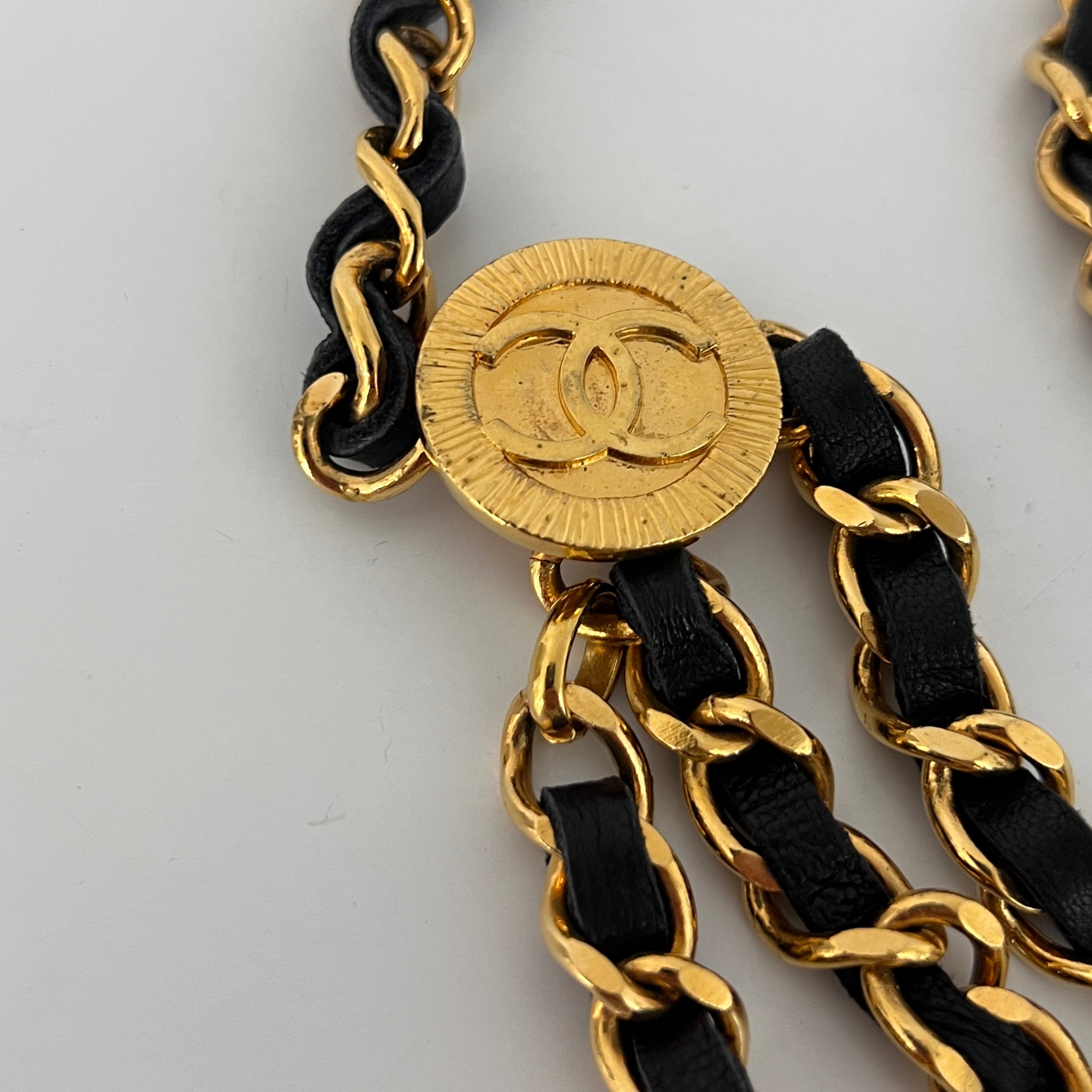 Ceinture CHANEL CC Chaîne entrelacée Collection1984