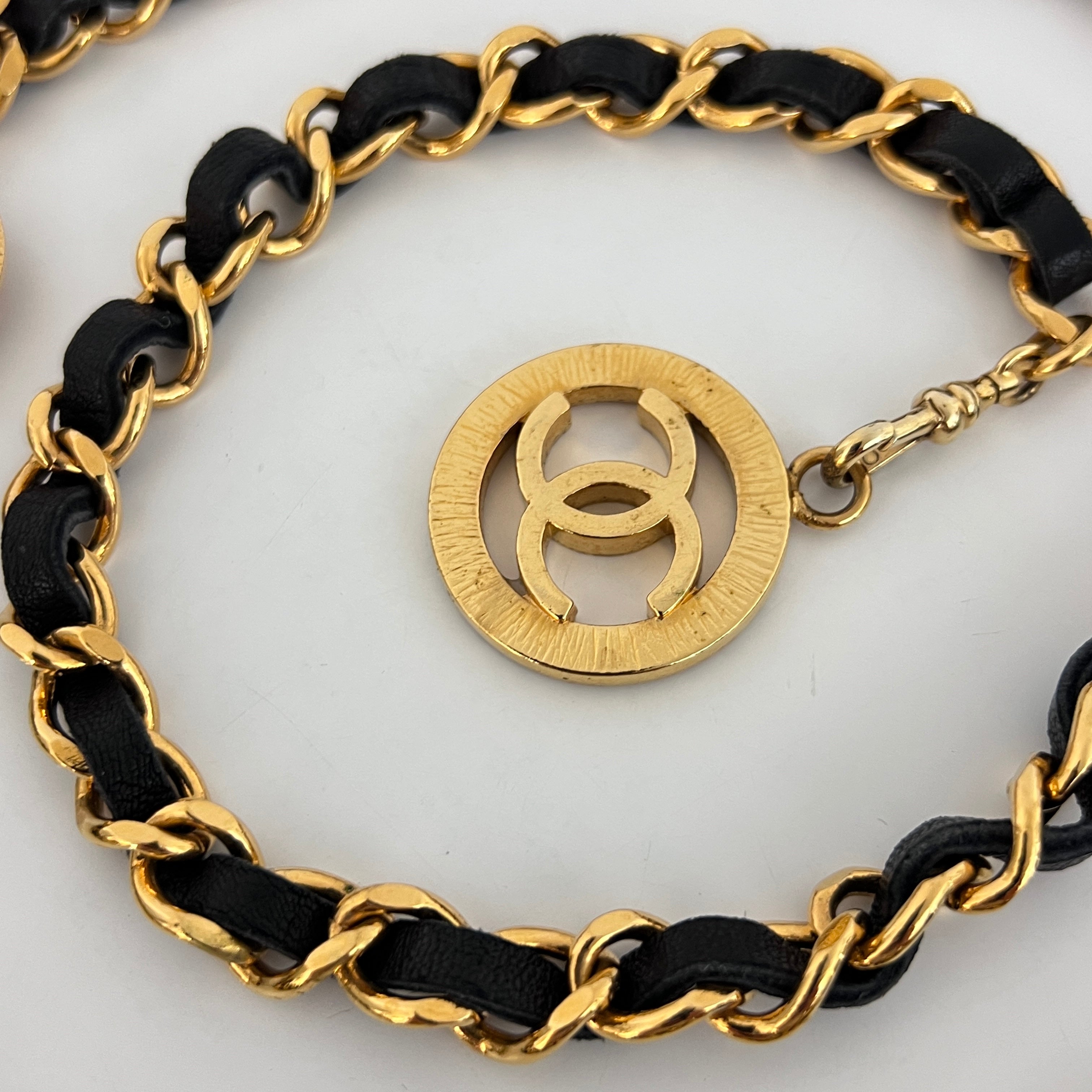 Ceinture CHANEL CC Chaîne entrelacée Collection1984
