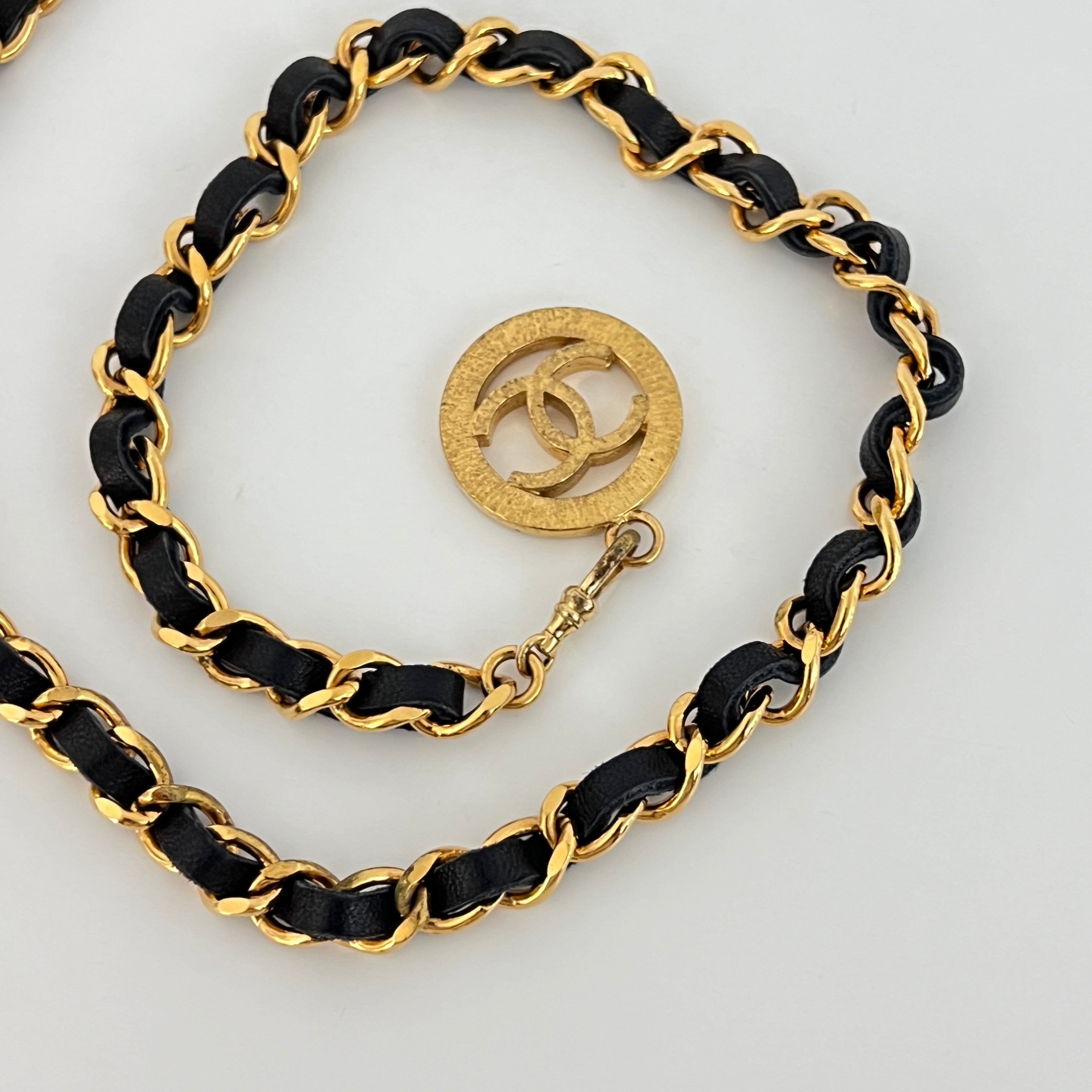 Ceinture CHANEL CC Chaîne entrelacée Collection1984