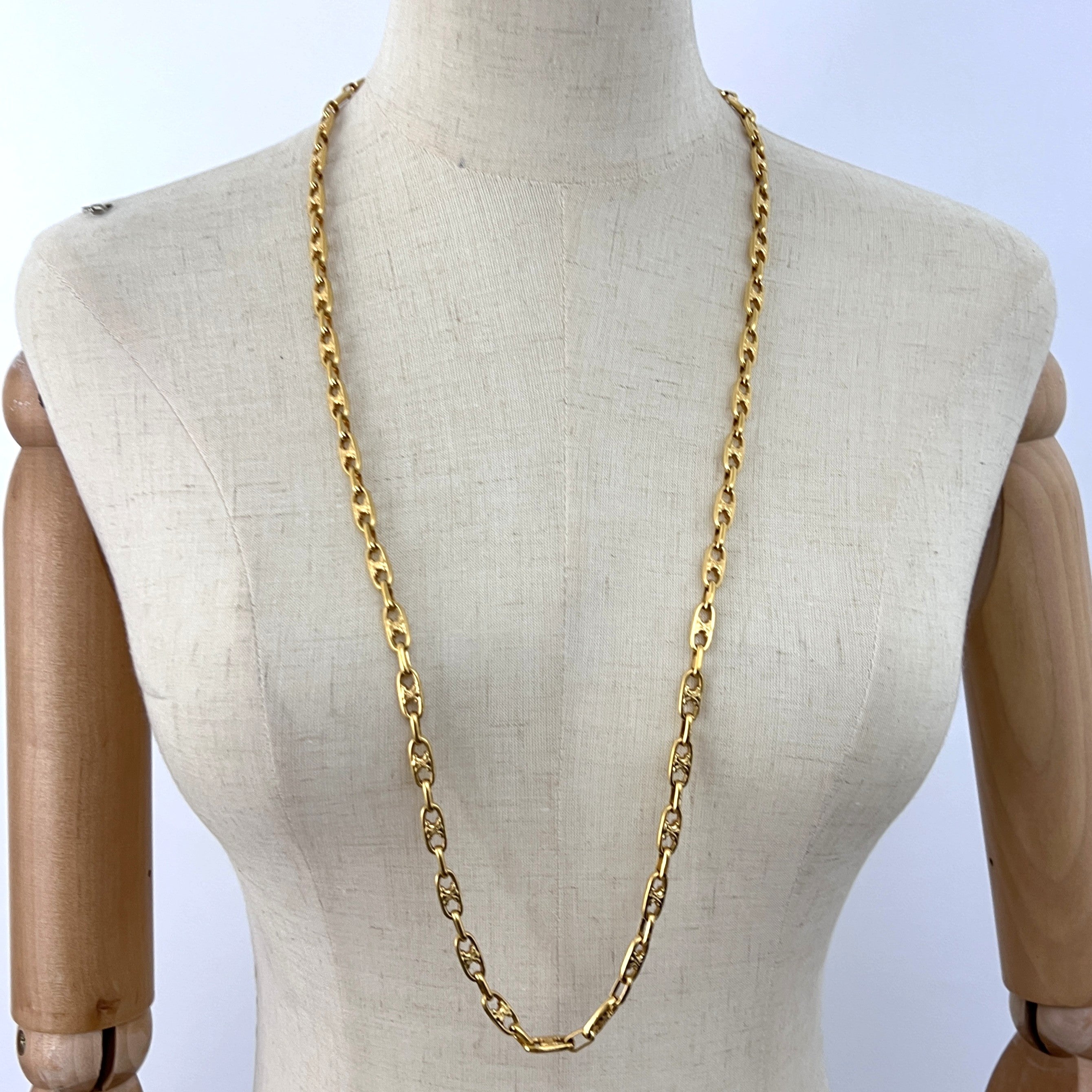 Collier CELINE Chaîne Triomphe Circa 1990