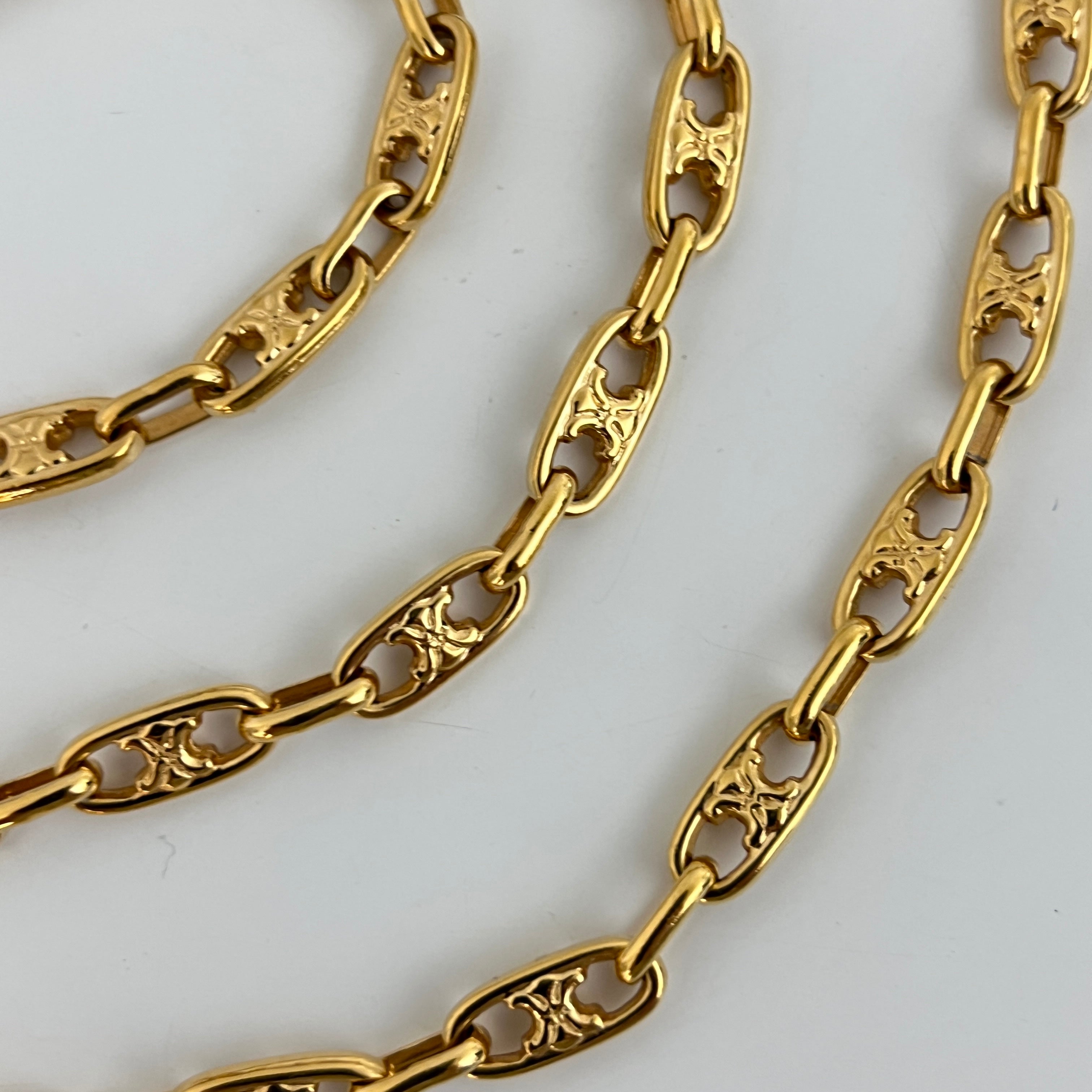 Collier CELINE Chaîne Triomphe Circa 1990
