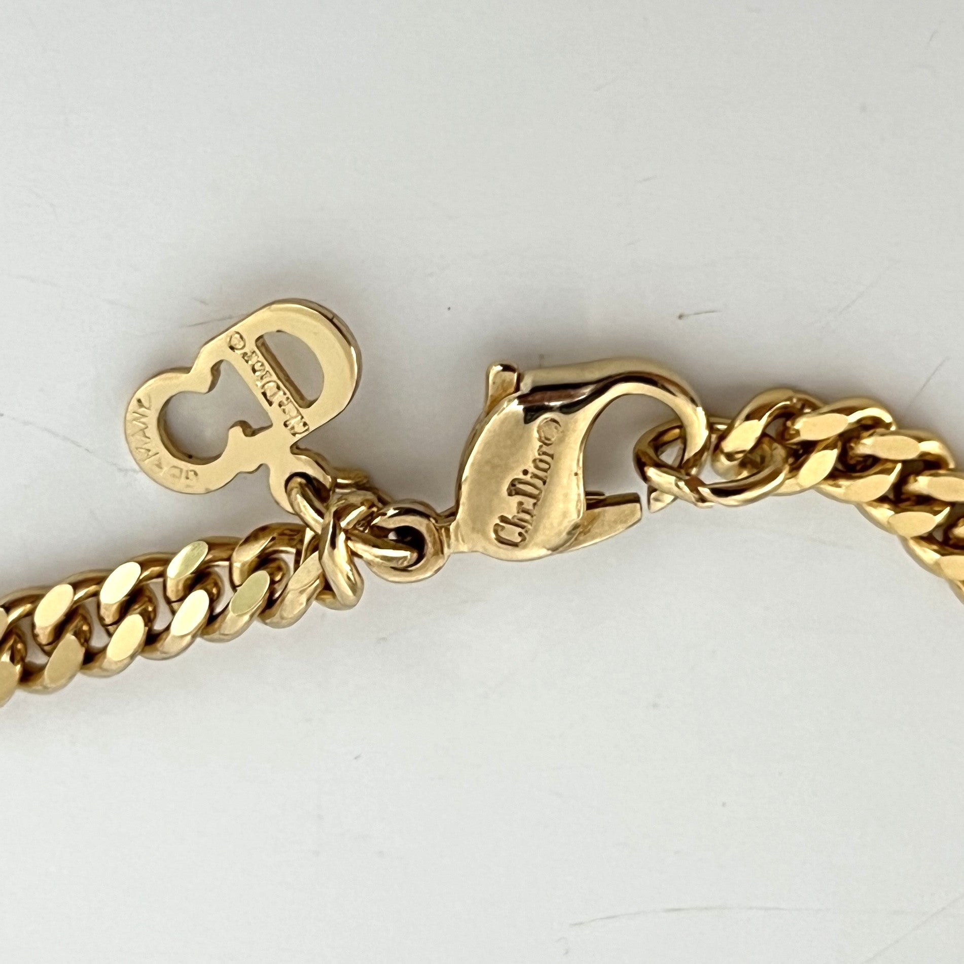 Collier DIOR CD Chain Circa 1990