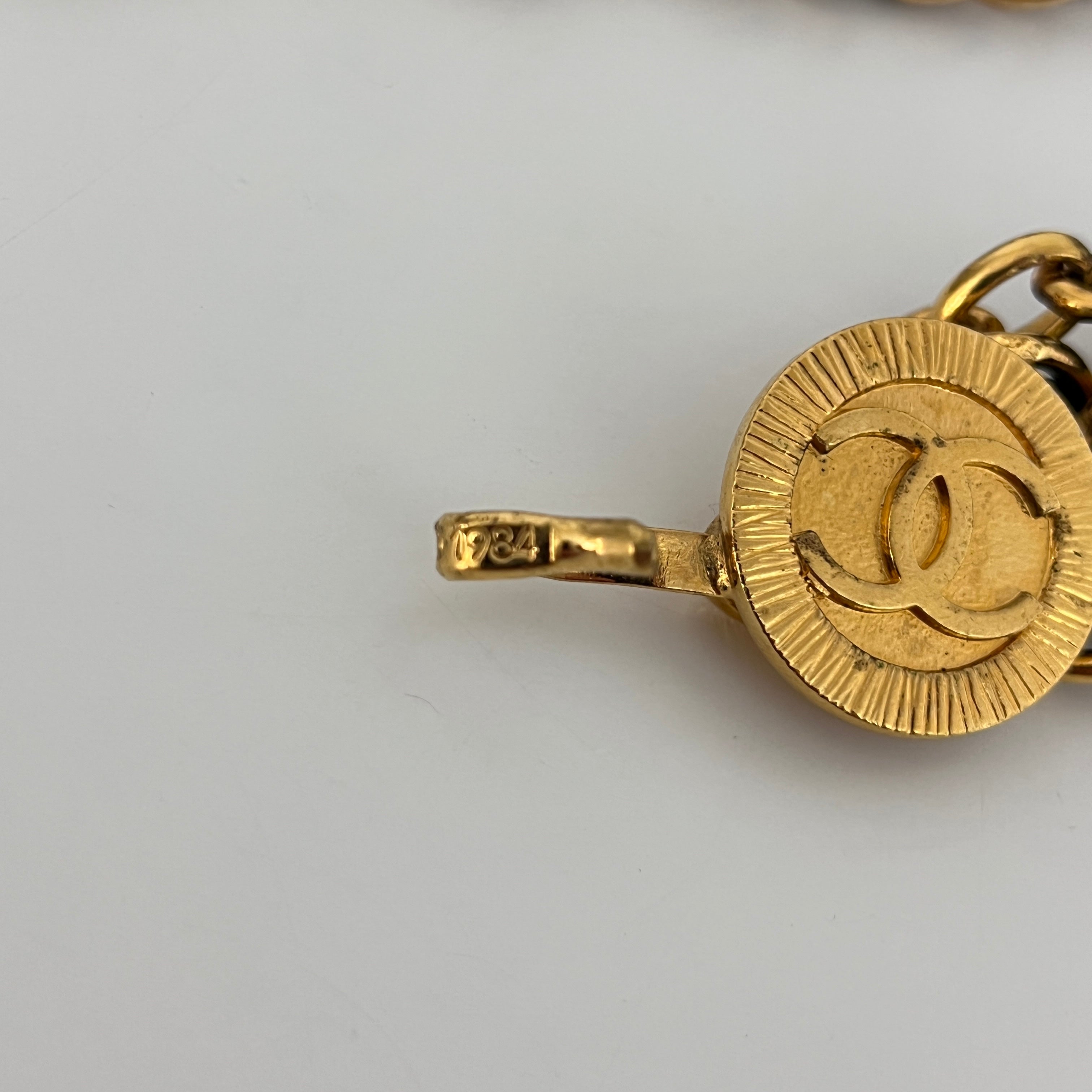 Ceinture CHANEL CC Chaîne entrelacée Collection1984
