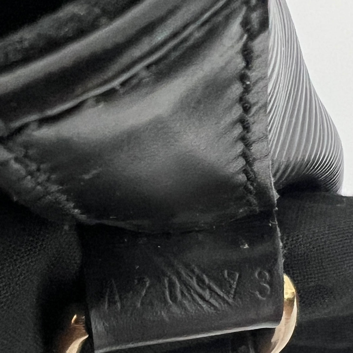 LOUIS VUITTON Petit Noe Bag Black Epi Leather Vintage 1993
