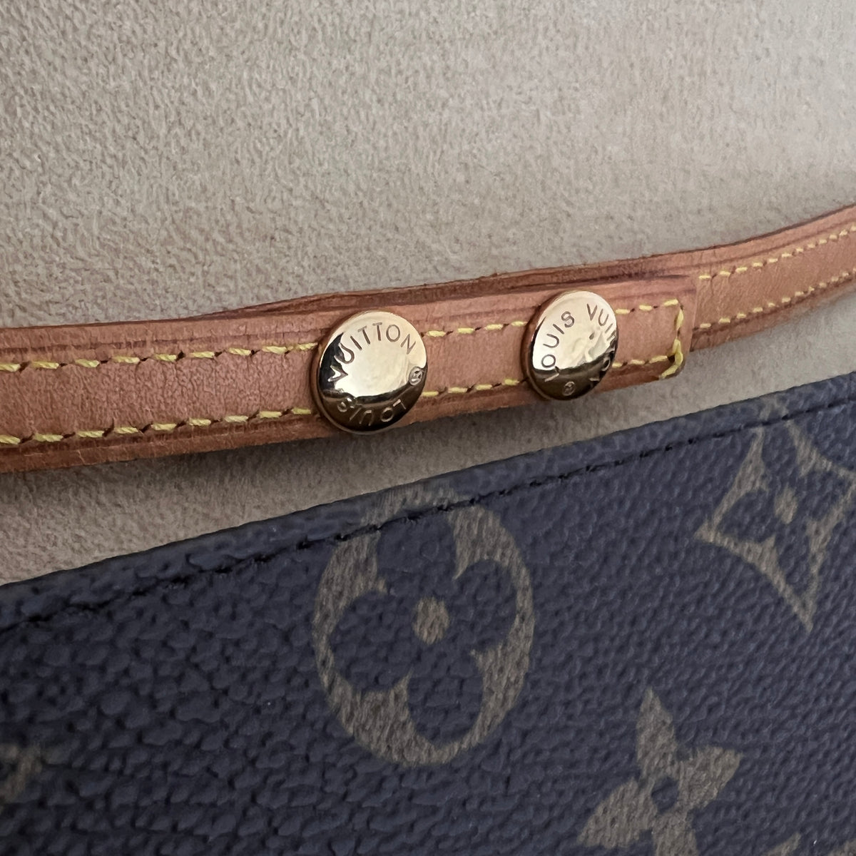 LOUIS VUITTON Twin GM Shoulder Bag in vintage brown canvas and leather 2001
