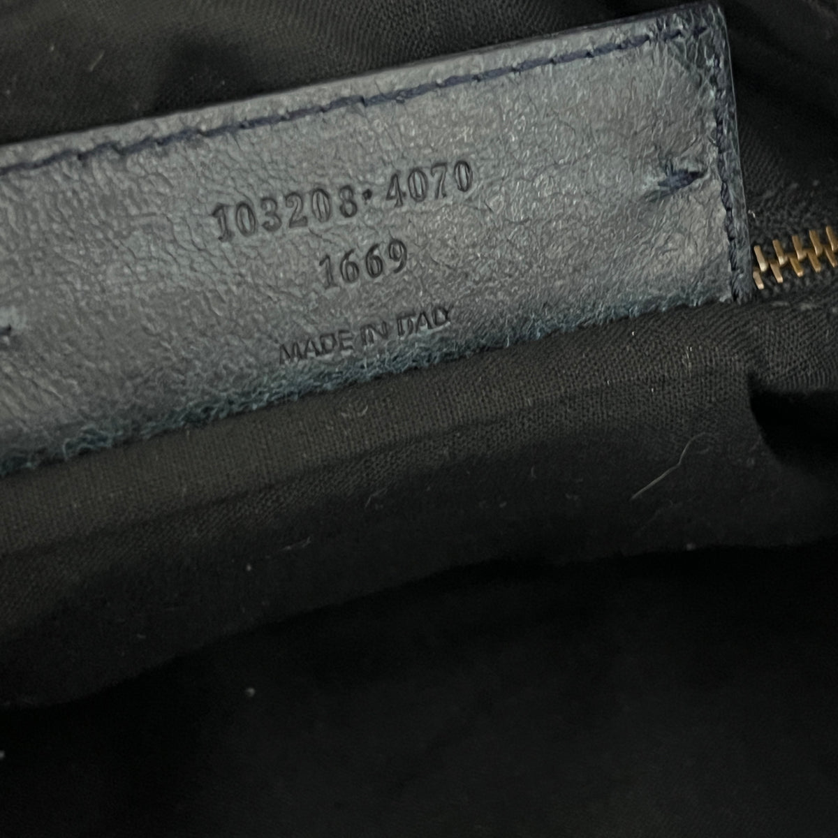 BALENCIAGA The First smooth black leather bag