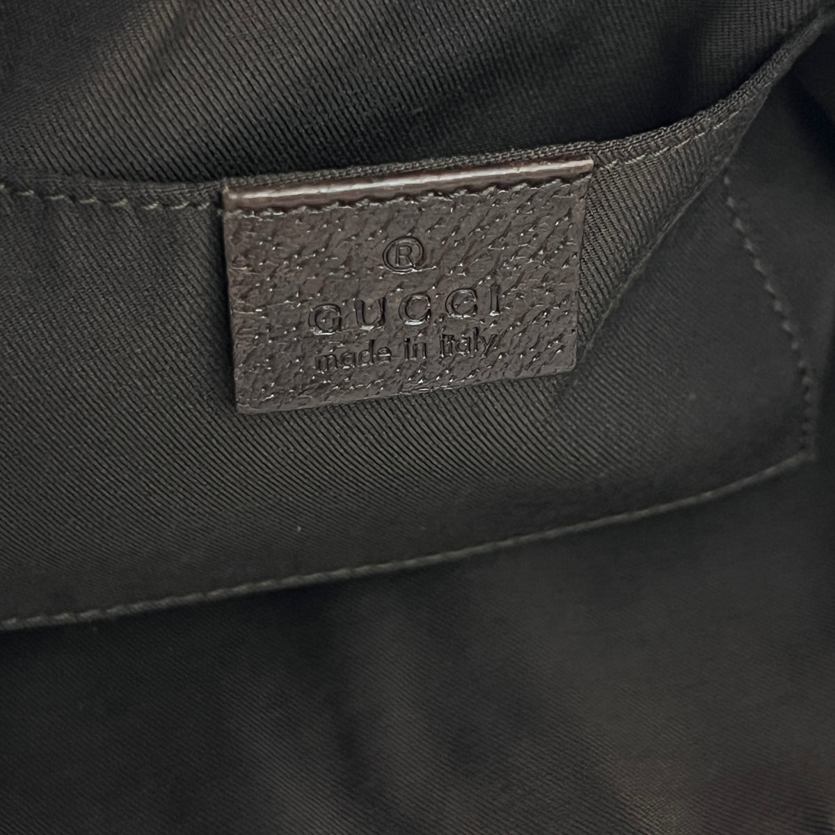 Sac GUCCI Hobo Sherry toile et cuir marron