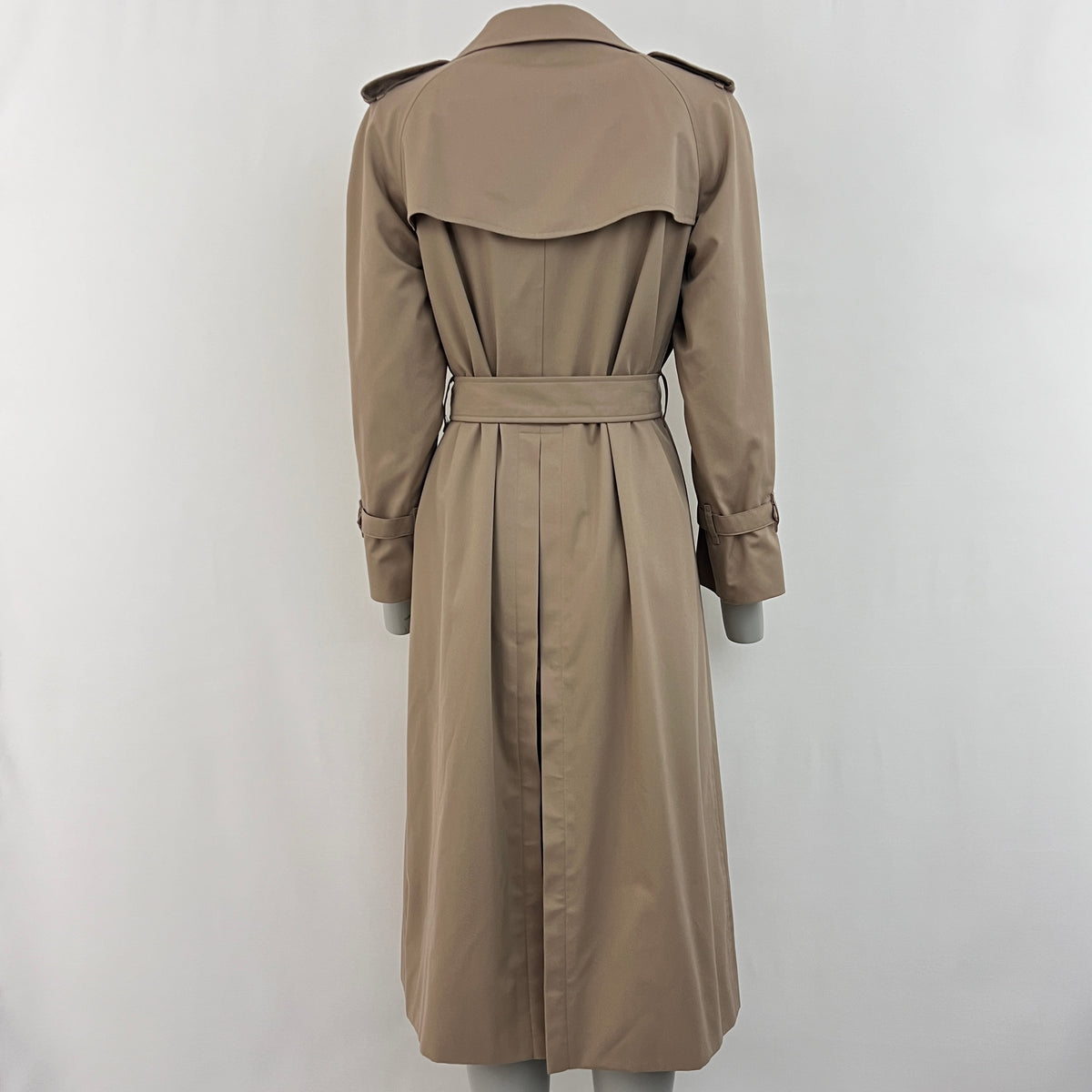 BURBERRY Chelsea beige cotton trench coat Circa 1990