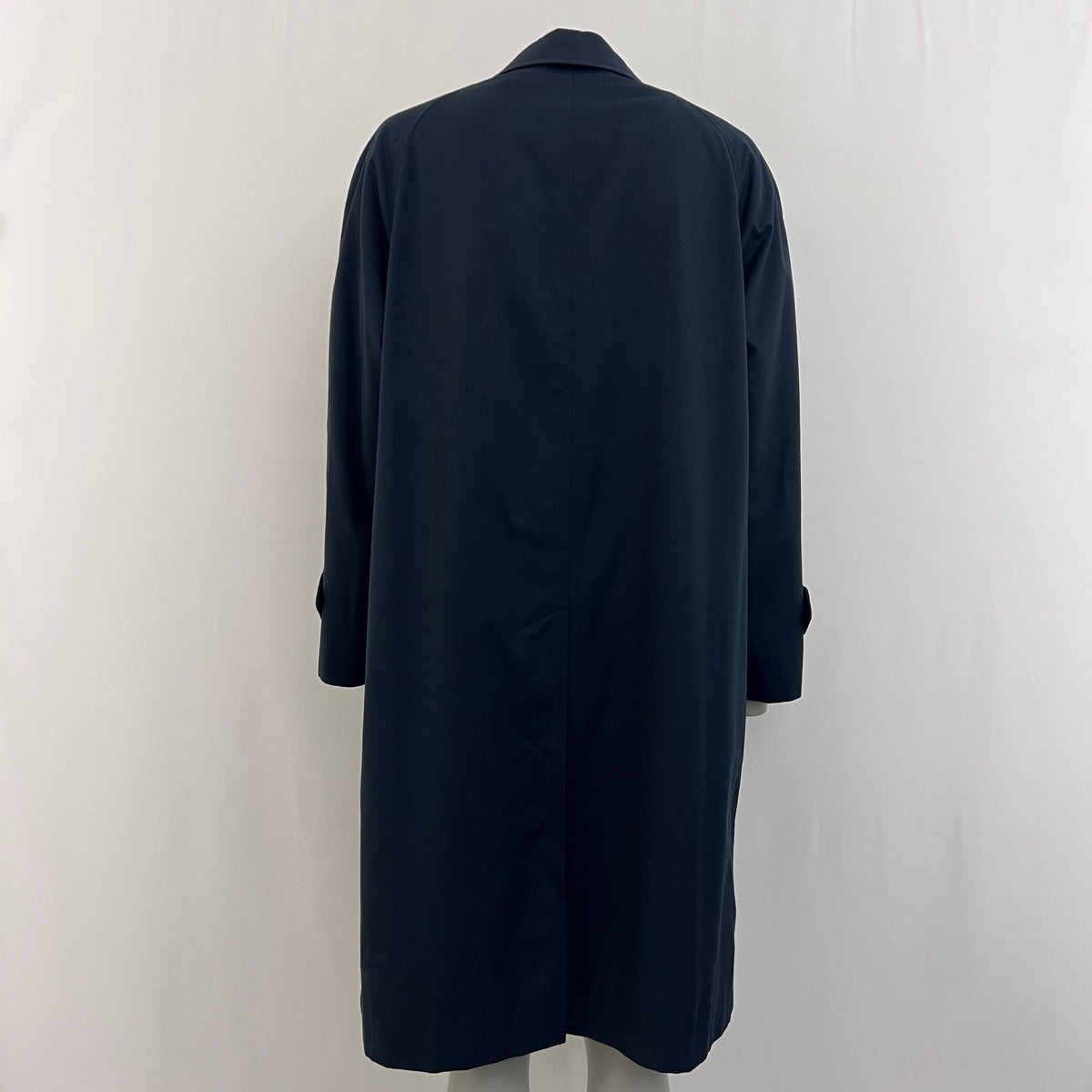 BURBERRY navy cotton Camden trench coat circa 1990