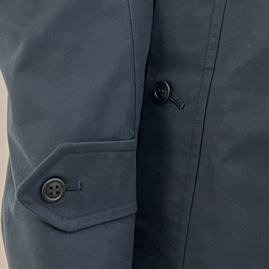 BURBERRY navy cotton Camden trench coat circa 1990