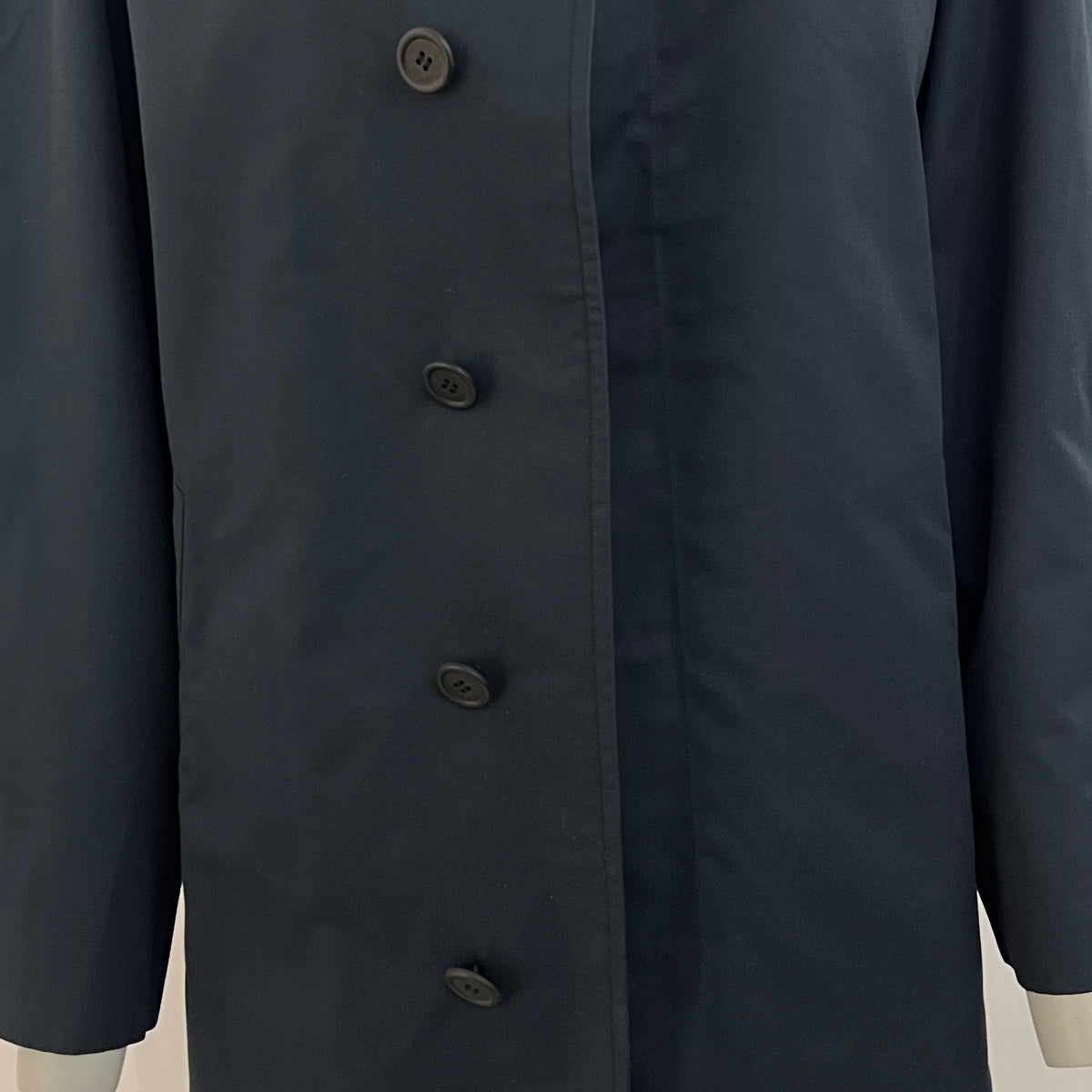 BURBERRY navy cotton Camden trench coat circa 1990